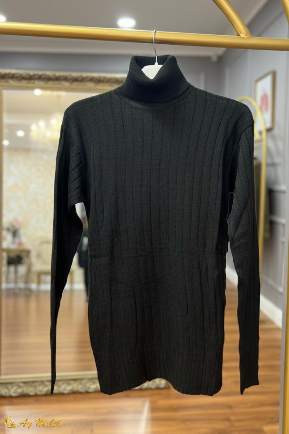  Triko Balıkçı Yaka Kısa Basic Kazak