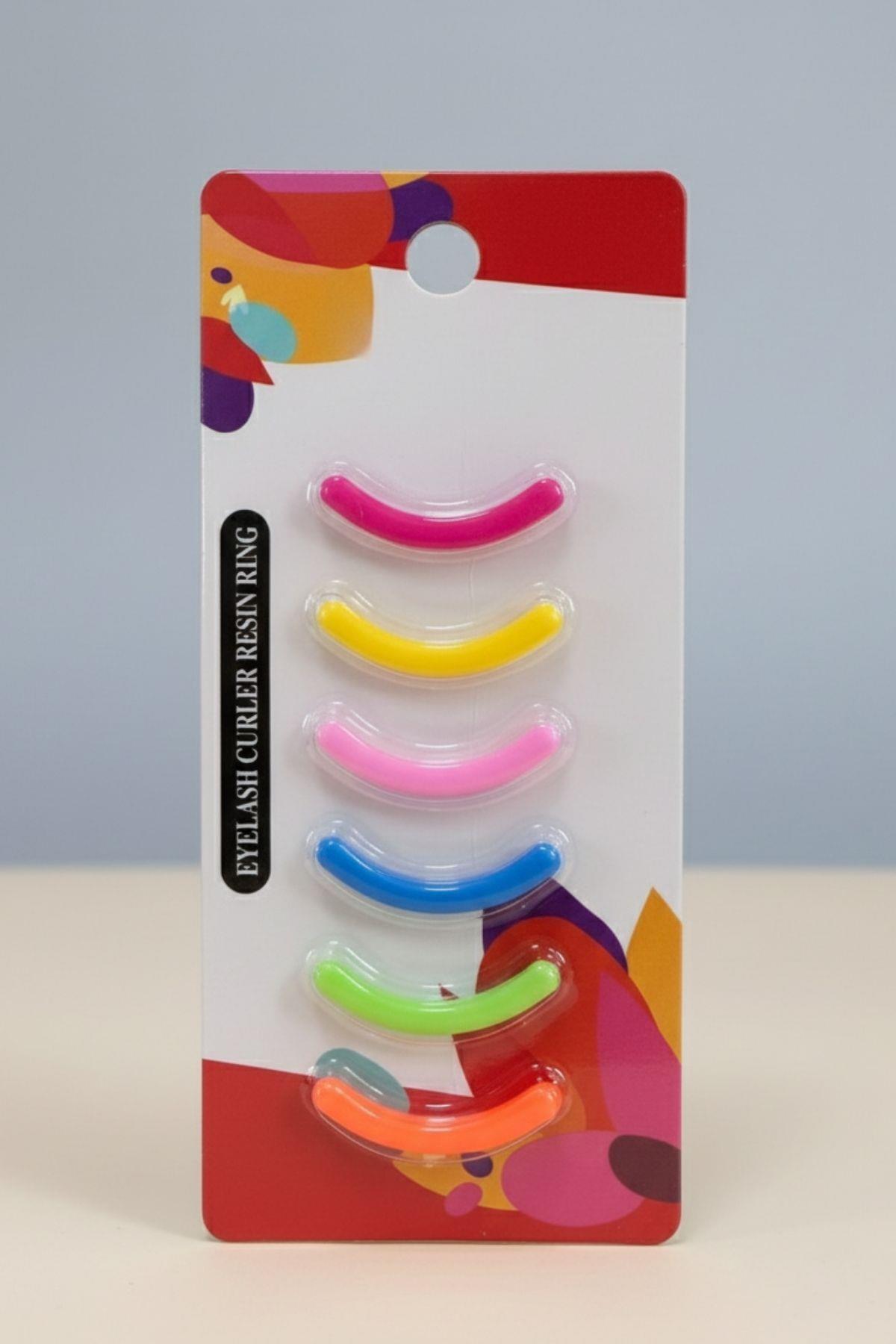 6'lı Kirpik Kıvırıcı Yedeği Kirpik Kıvırma Makası Yedek Lastiği