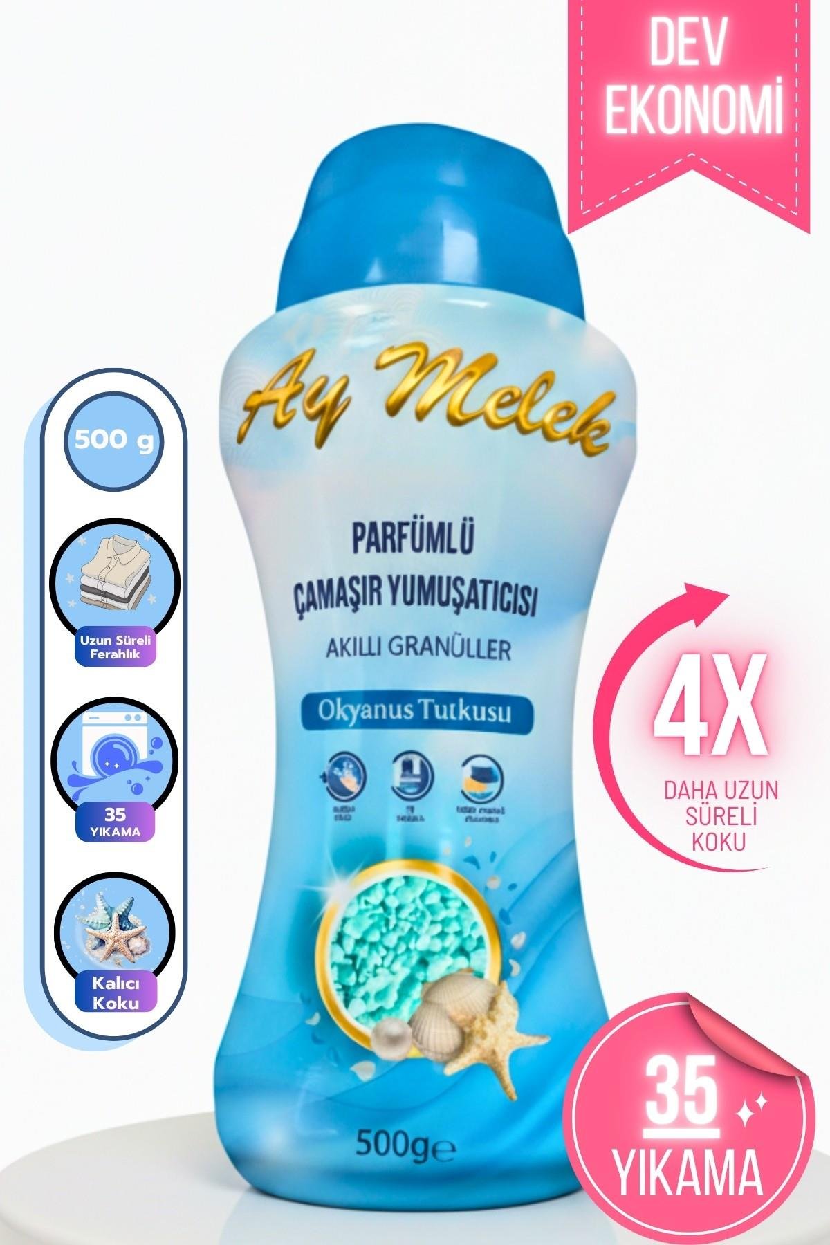 Çamaşır Parfümü 500 gr Çamaşır Yumuşatıcısı Granül Parçacıklı (Okyanus Esintisi)