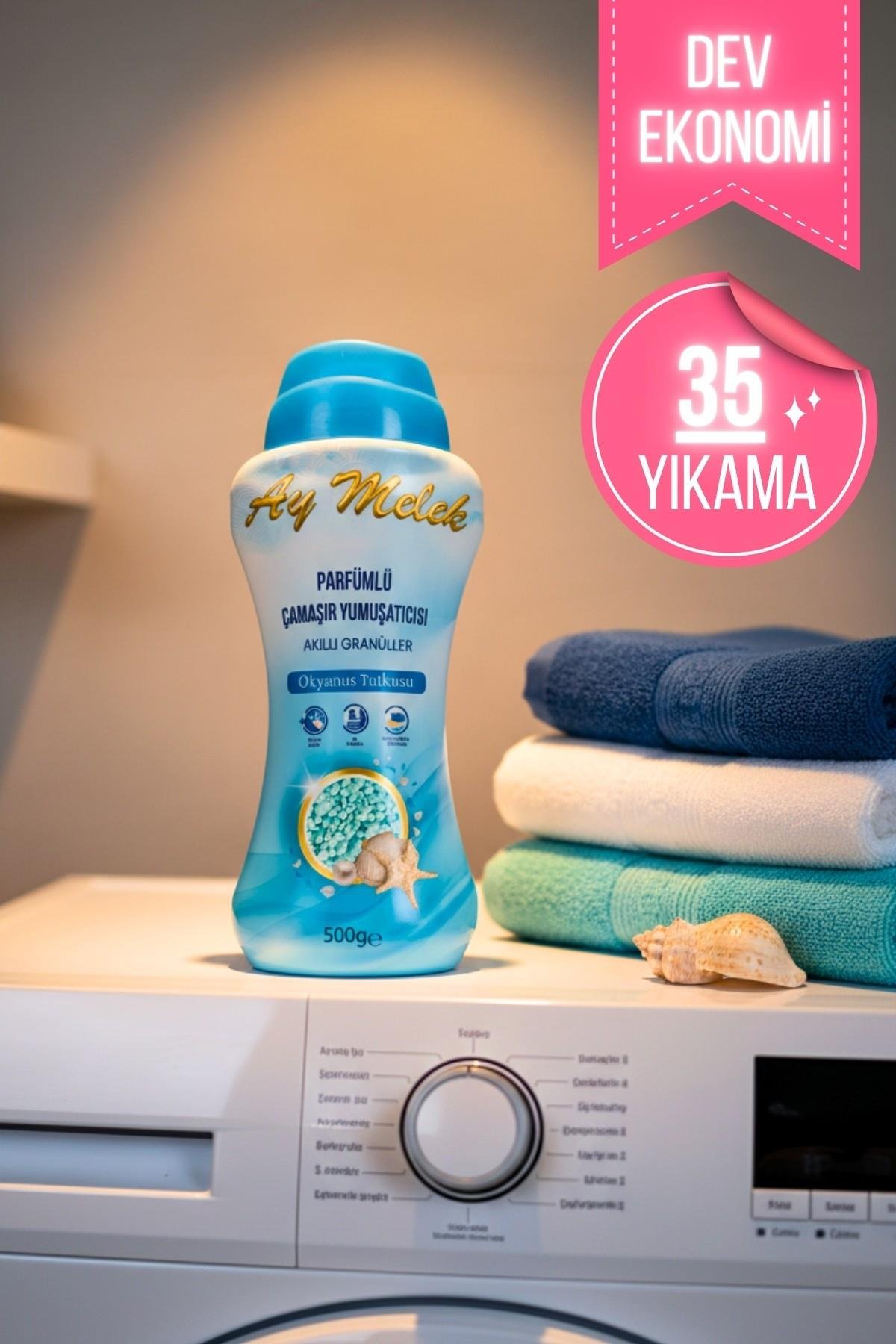 Çamaşır Parfümü 500 gr Çamaşır Yumuşatıcısı Granül Parçacıklı (Okyanus Esintisi)