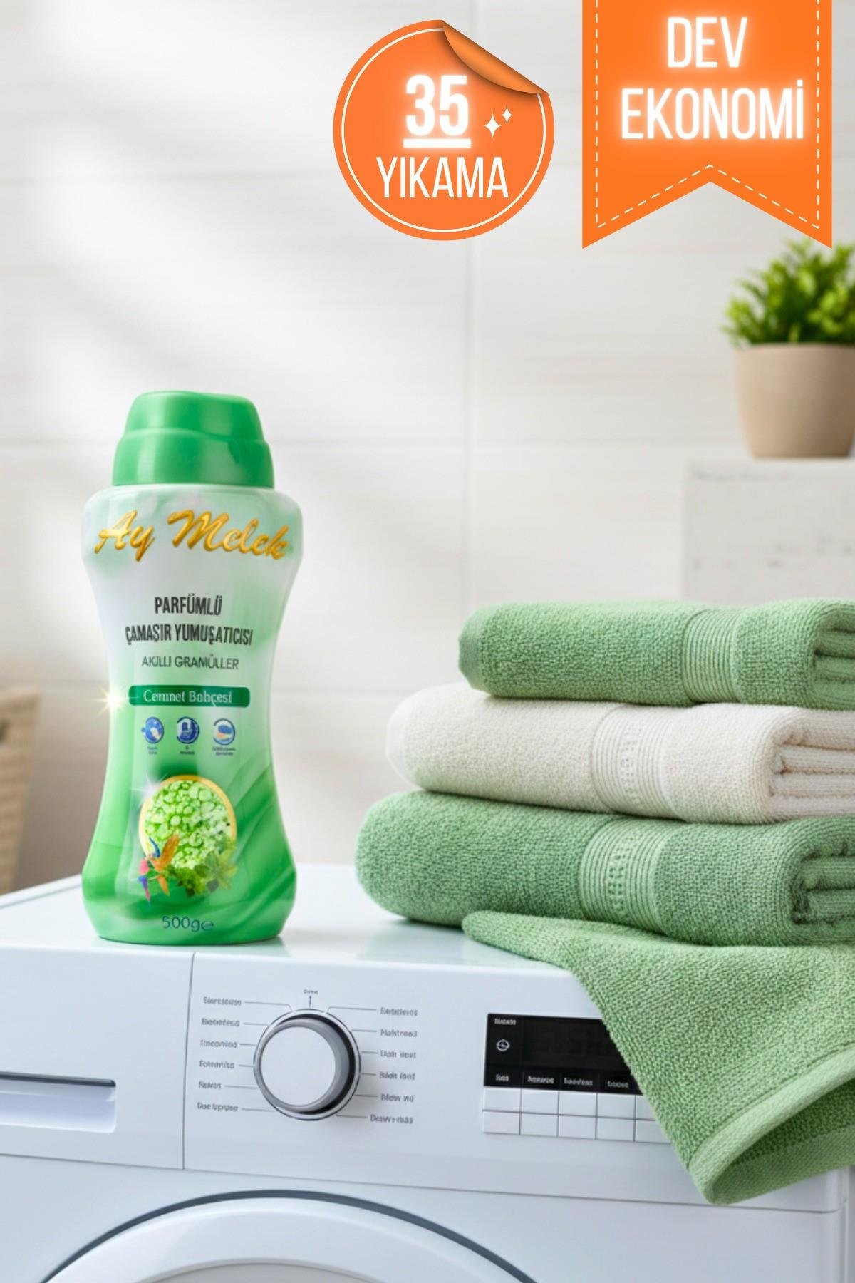 Çamaşır Parfümü Yumuşatıcı (4 Adet X 500gr) Granül Parçacıklı Çamaşır Yumuşatıcısı Seti