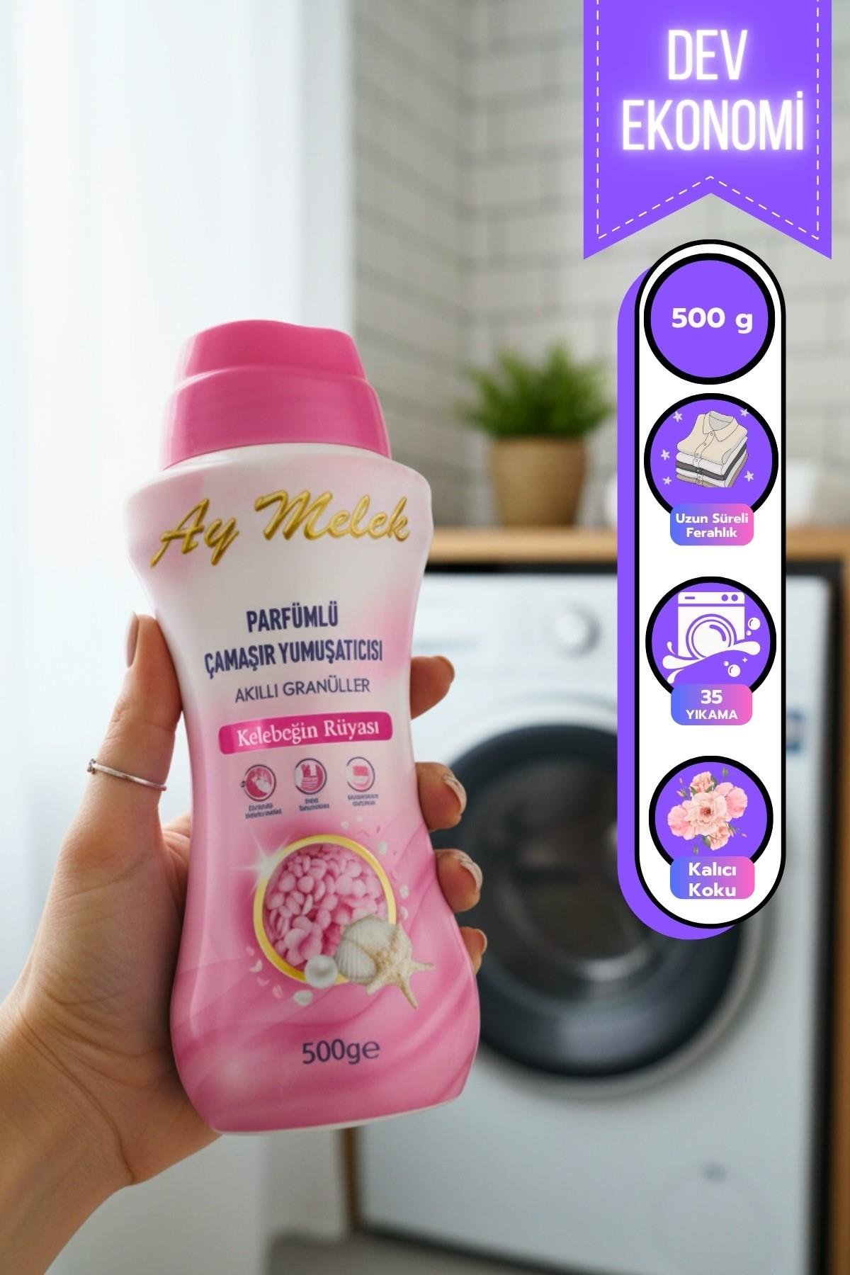 Çamaşır Parfümü Yumuşatıcı (4 Adet X 500gr) Granül Parçacıklı Çamaşır Yumuşatıcısı Seti