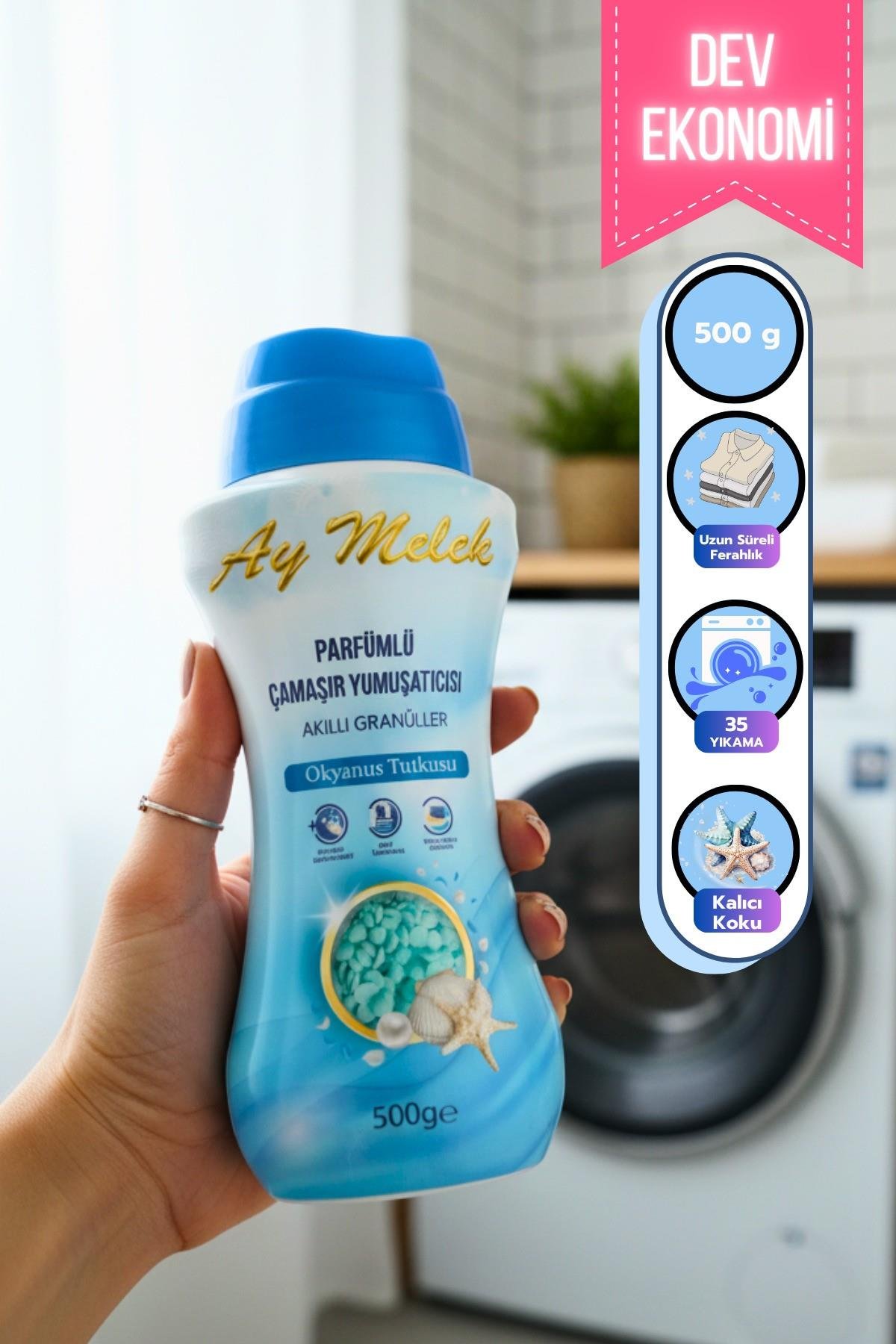 Çamaşır Parfümü Yumuşatıcı (4 Adet X 500gr) Granül Parçacıklı Çamaşır Yumuşatıcısı Seti