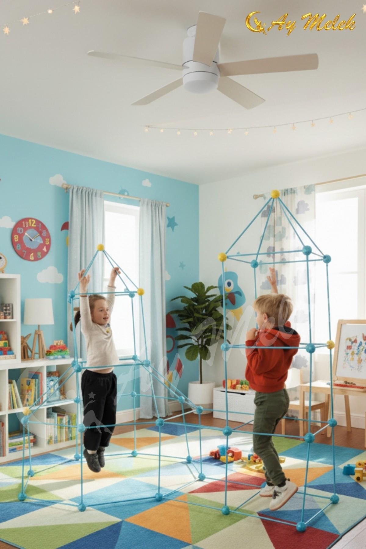 Çocuklar İçin Eğitici Oyun Çadırı | Kurulum Kolay | Geniş Oyun Alanı