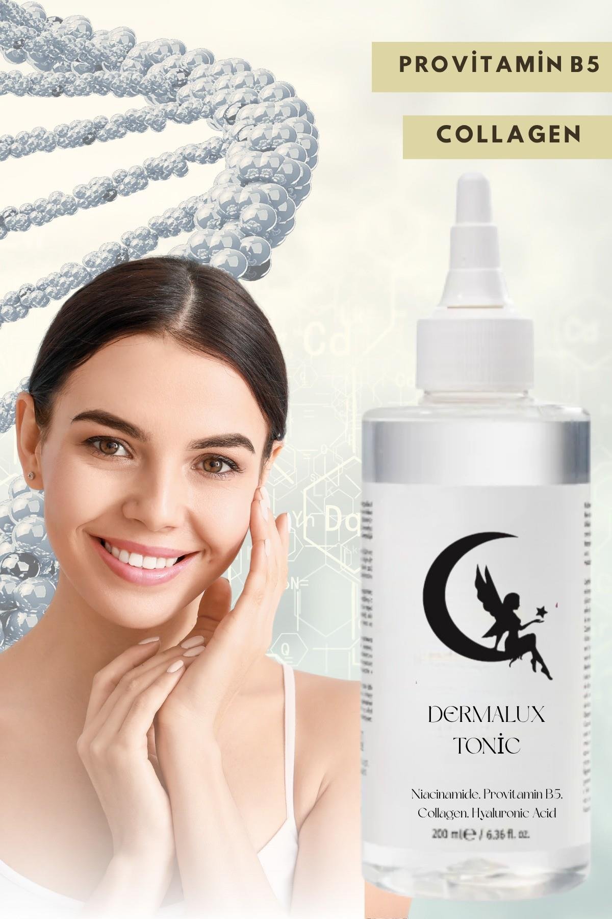Collagen İçeren Sebum Dengeleyici Tonik - 200 ml (Kolajen ve B5 Takviyeli)