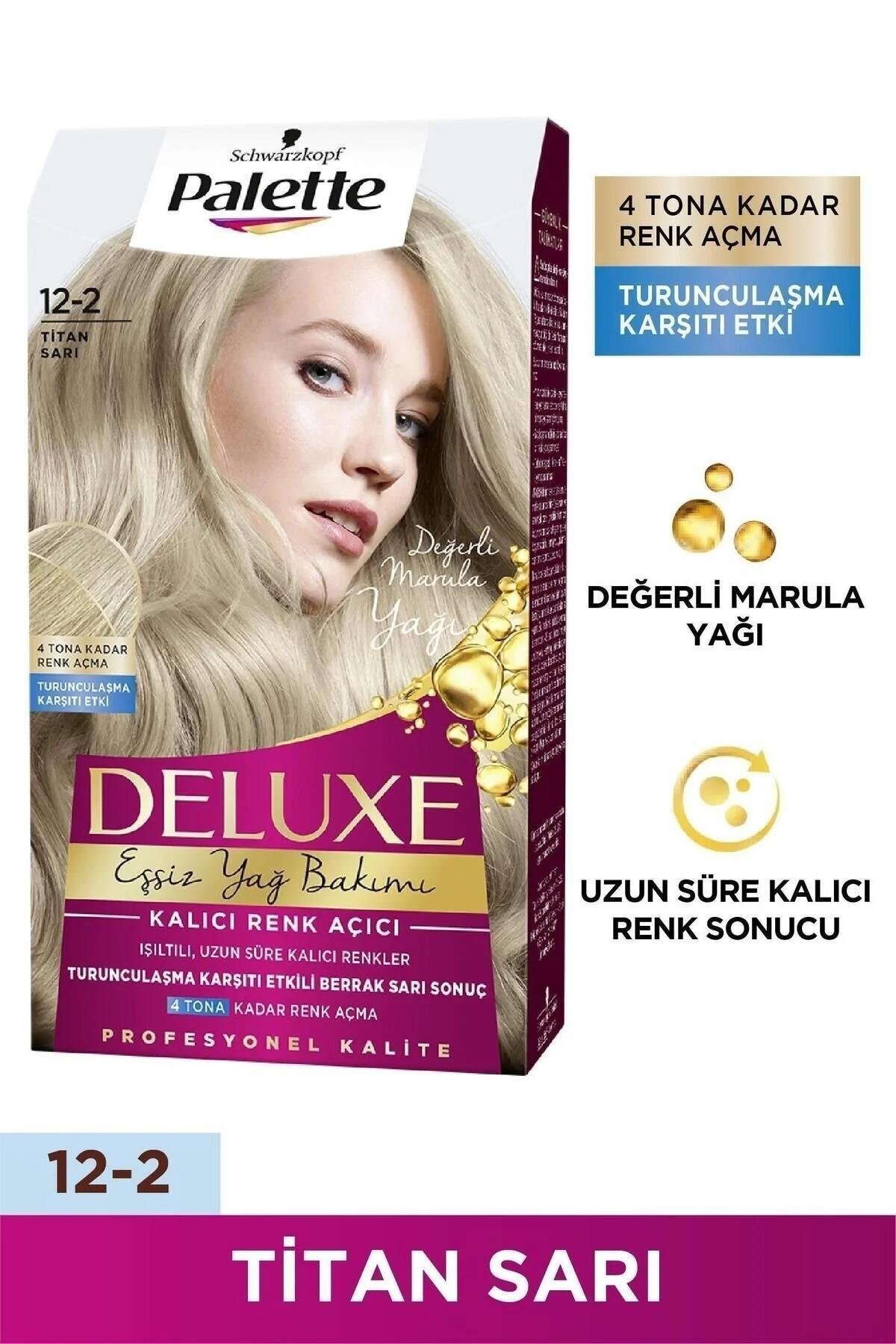 Deluxe Saç Boyası 12-2 Titan Sarı