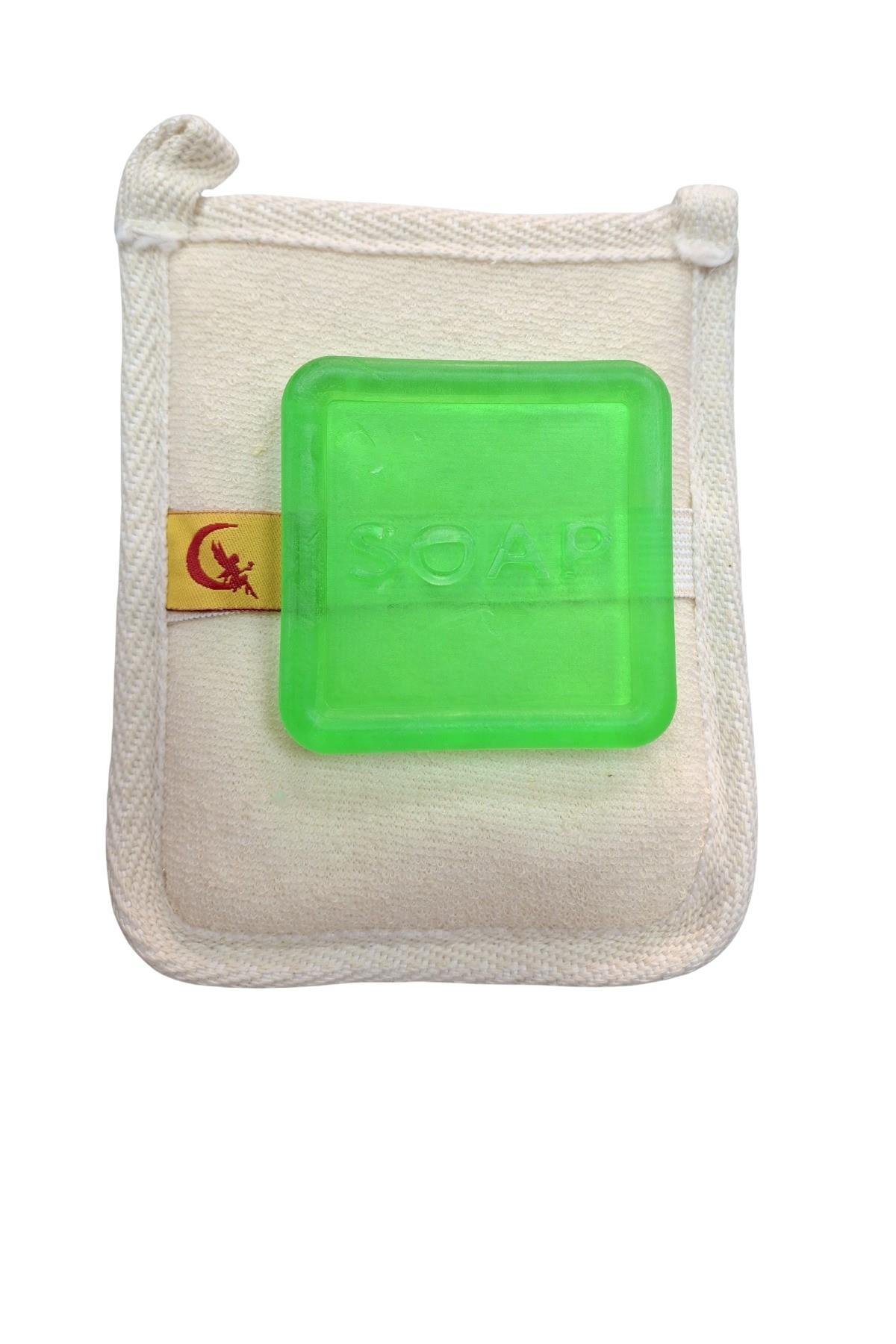 Doğal Kabak Lifli Aloe Vera Sabun Seti Doğal Kabak Lifi Banyo Kesesi - Kabak Lifli Yüz Kesesi