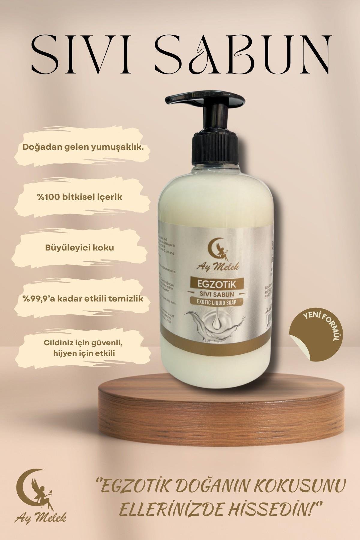 Doğal Sıvı Sabun Egzotik Meyve Kokulu Ferahlatıcı Ve Arındırıcı Etki 500ml