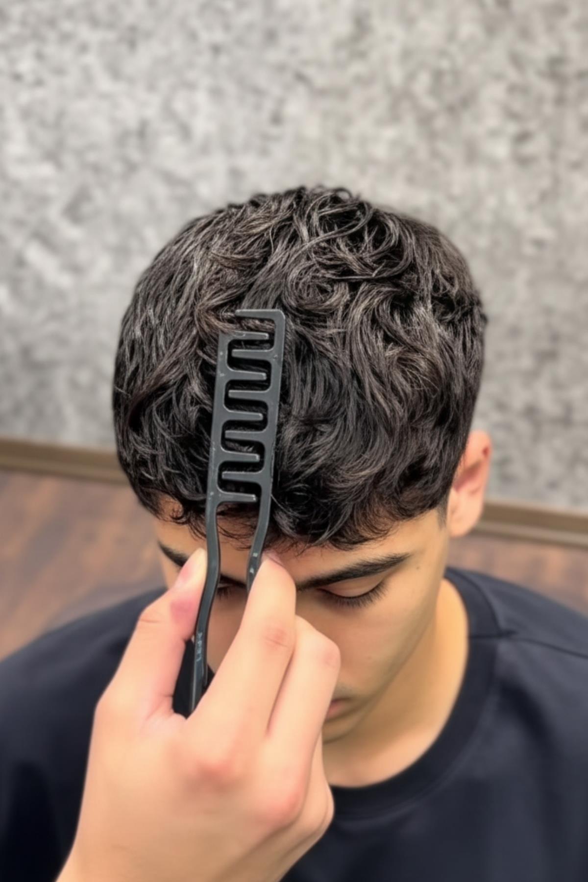 Erkek Saç Tarağı Hacimli ve Dalgalı Şekillendirme Mucizevi Saç Tarağı