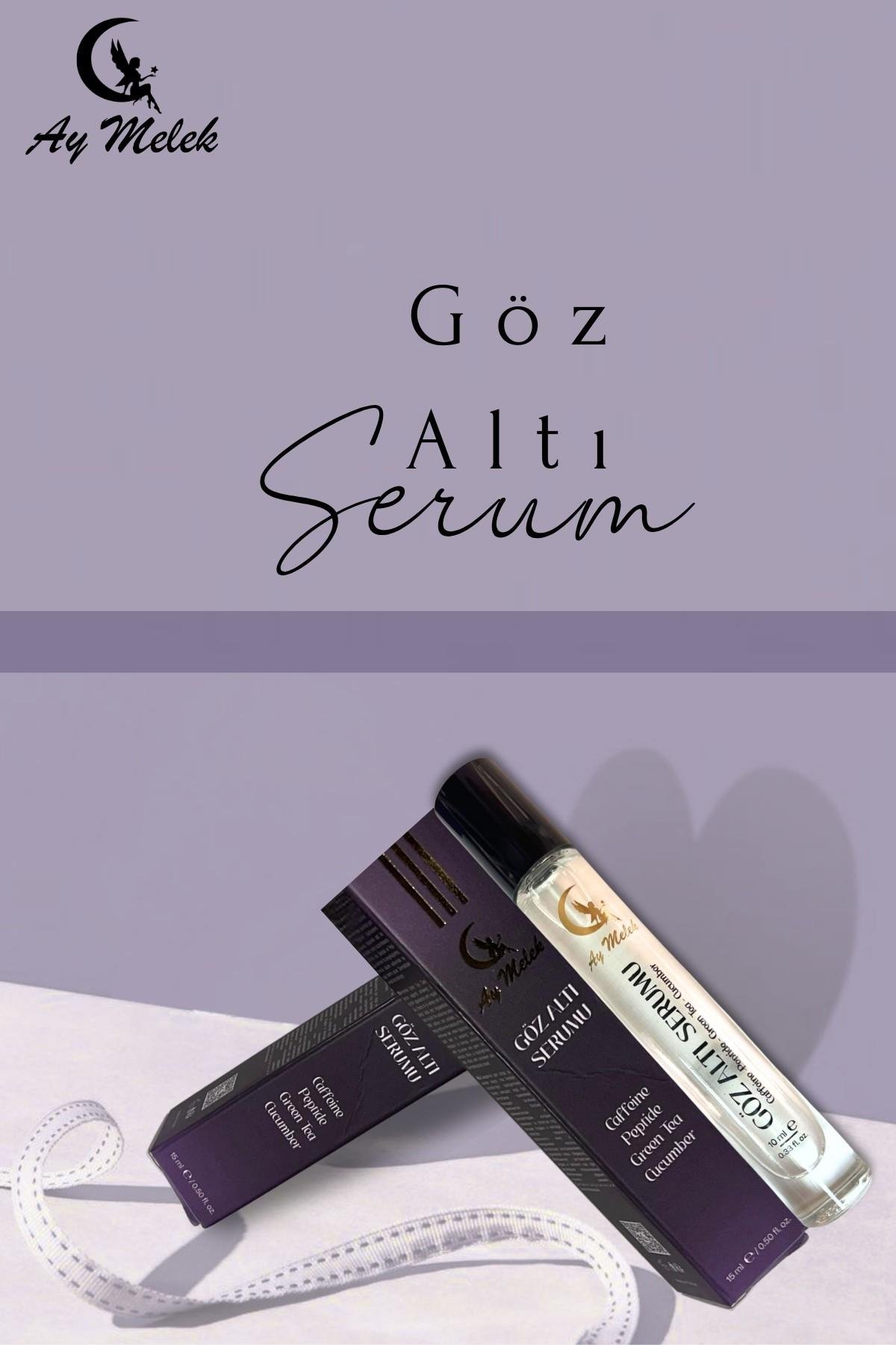 Göz Altı ve Göz Çevresi Yaşlanma, Morluk ve Torbalanma Karşıtı Nemlendirici Roll On Serum 15 ml