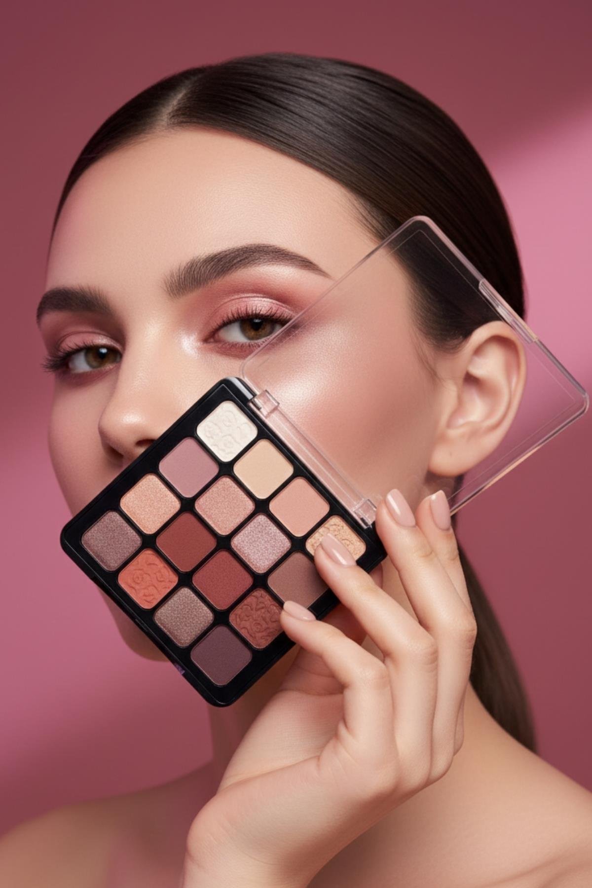 Kadın 16'li Soft Renkli Göz Far Paleti