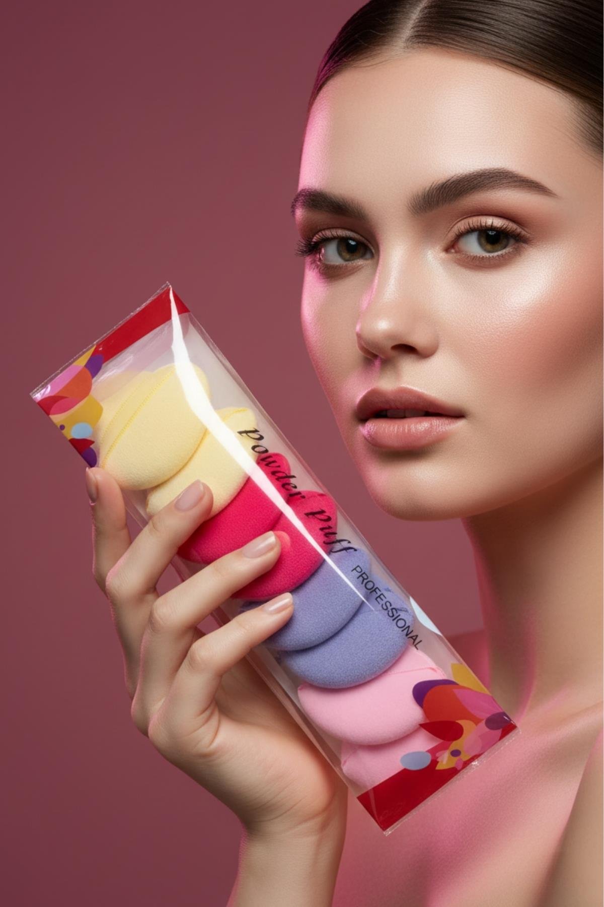 Kadın 8`li Professionel Pudra Fondöten Bb Krem Uygulama Süngeri