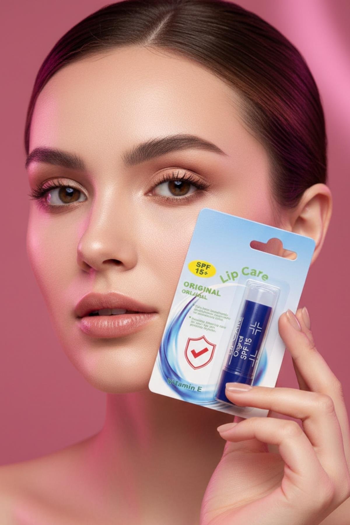 Kadın Renkli Dudak Bakım Kremi Nemlendirici Dudak Parlatıcısı