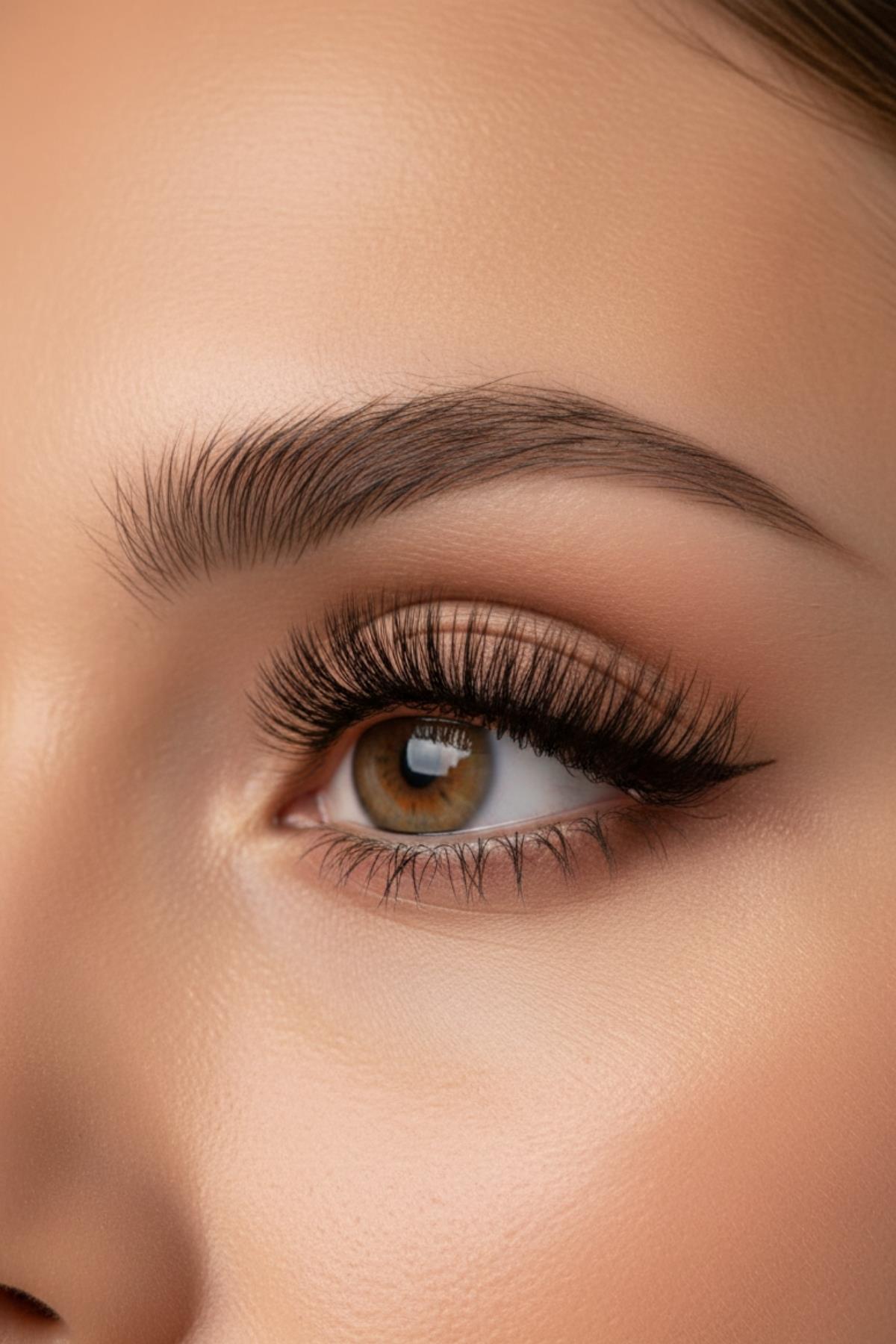 Kadın Takma Kirpik Doğal Hafif Tekrar Kullanılabilir Kirpik