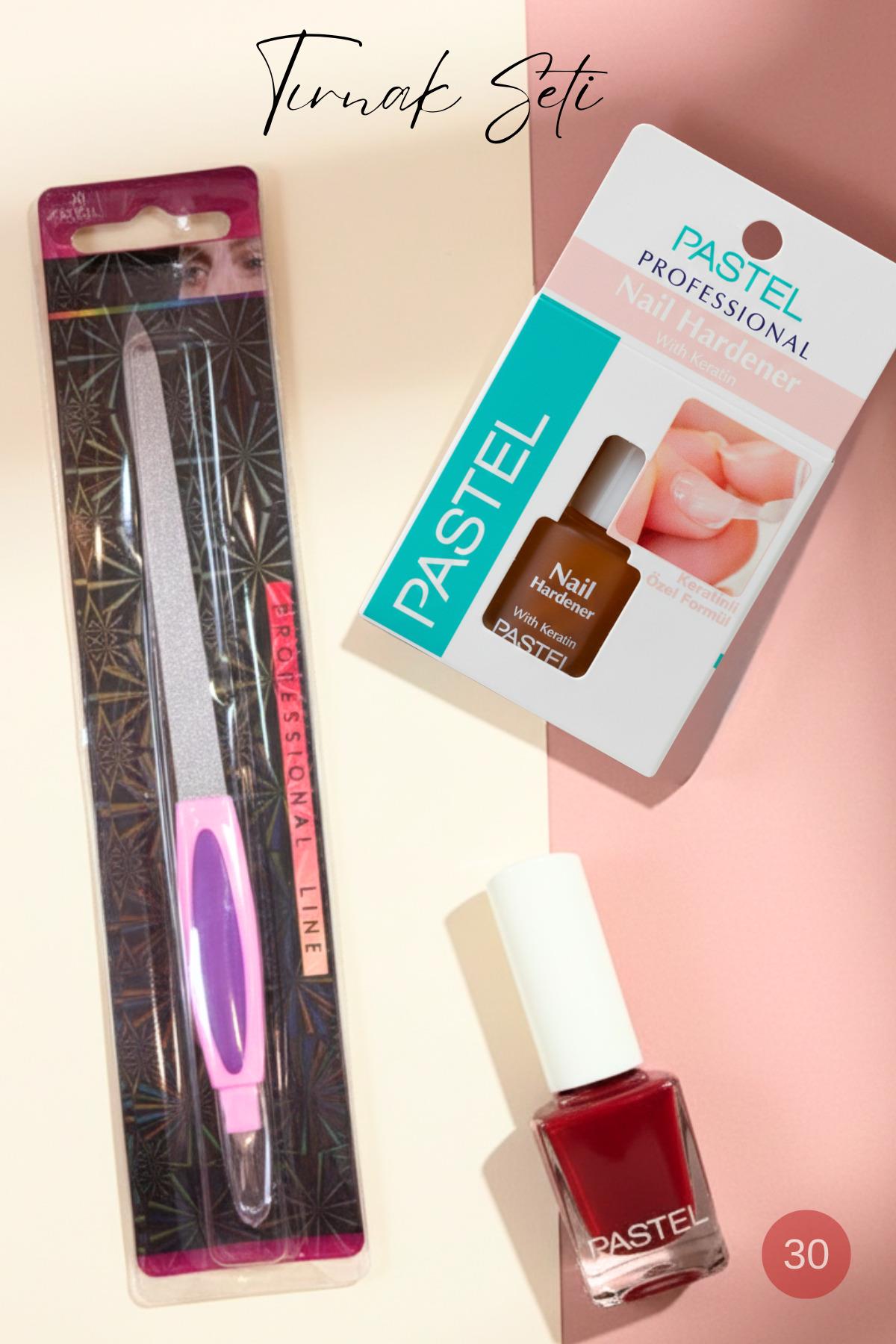 Kadın Tırnak Bakımı (Oje+Tırnak Bakım Yağı+ Çift Yönlü Törpü) 3`lü Set