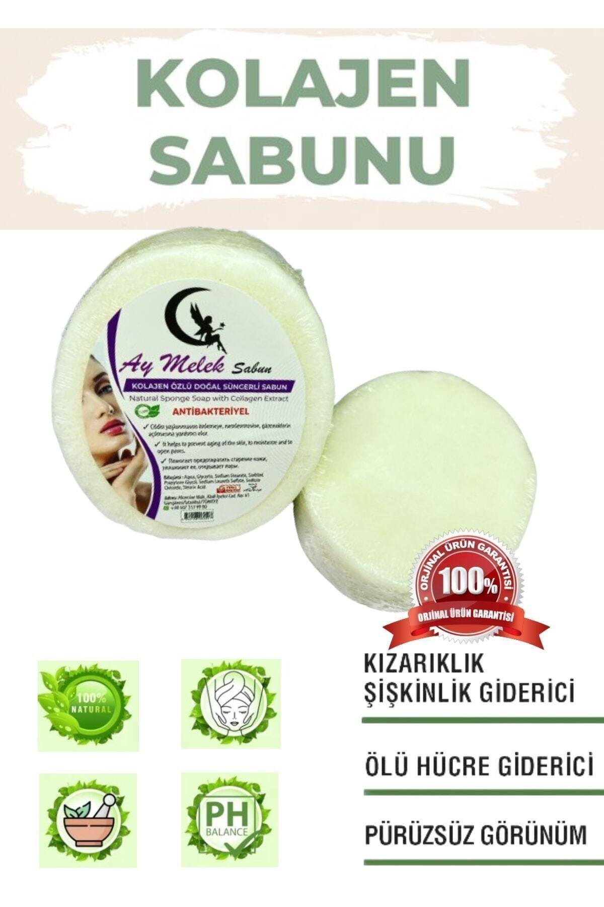 Kalojen Özlü Süngerli Doğal Güzellik Sabunu Cilt Kırışıklık Önleyici Etkili