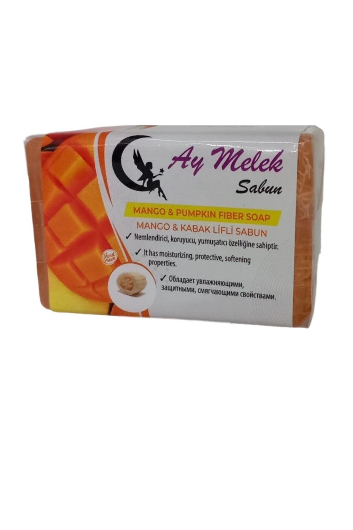 Mango Özlü Doğal Kabak Lifli Güzellik Sabunu Cilt Kırışıklık Önleyici Etkili