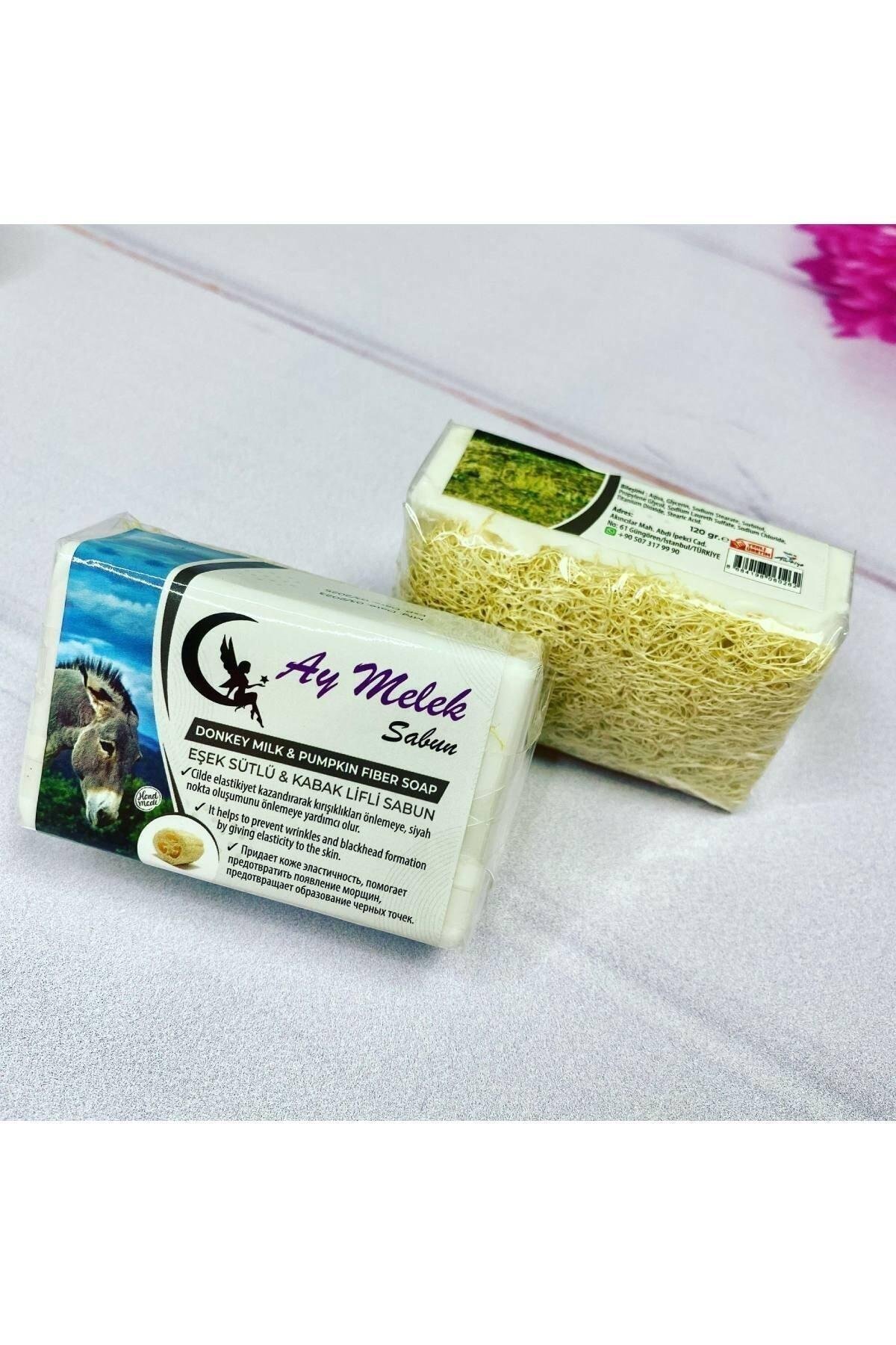Sabun Doğal Kabak Lifli Eşek Sütü Özlü Sabunu