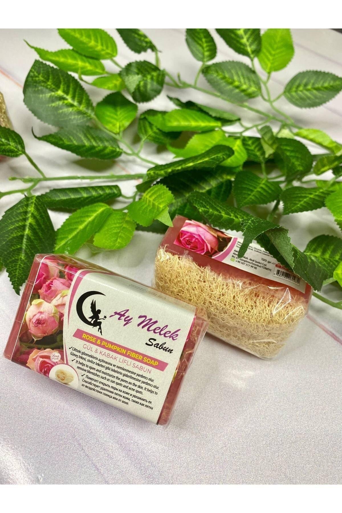 Sabun Doğal Kabak Lifli Gül Sabunu