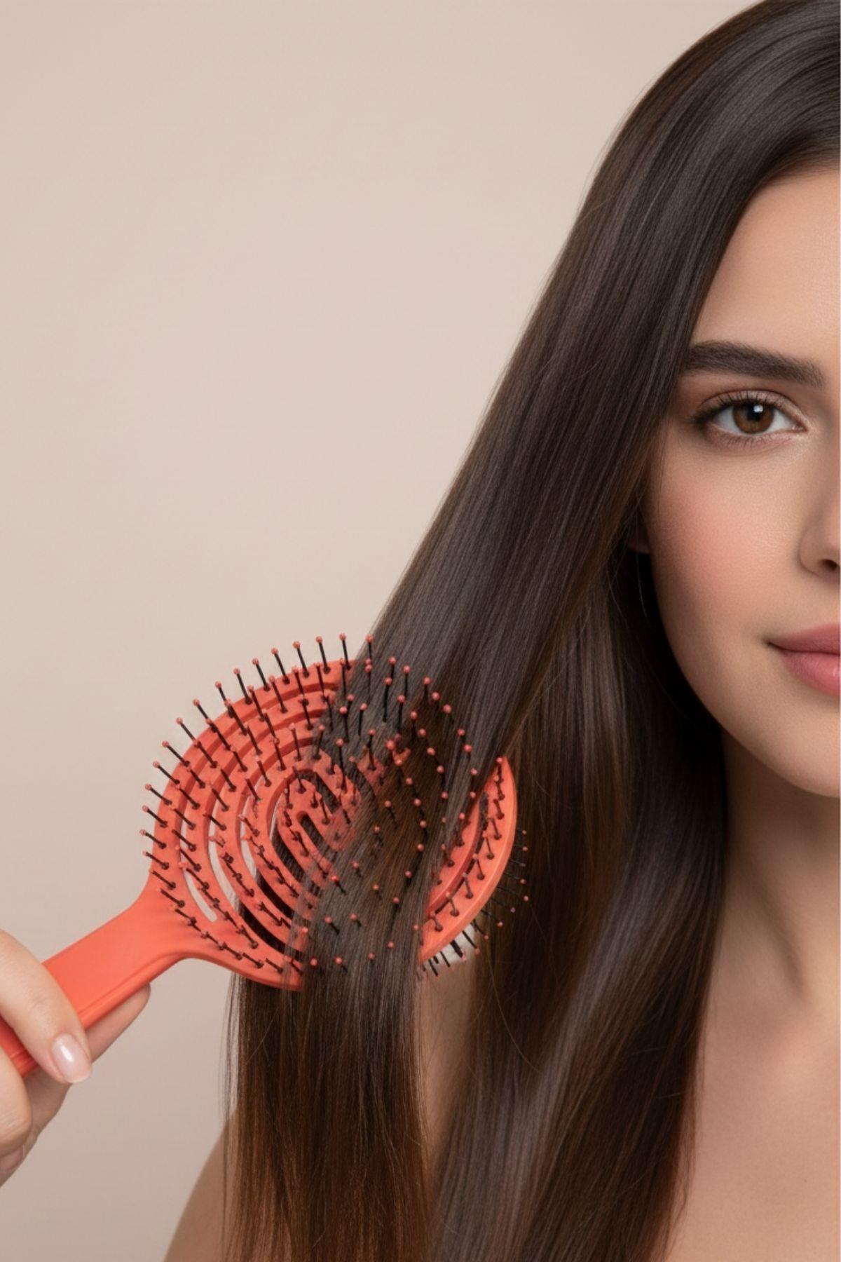 Saç Fırçası ve Tarak Pro Üç Boyutlu Oval Saç Fırçası