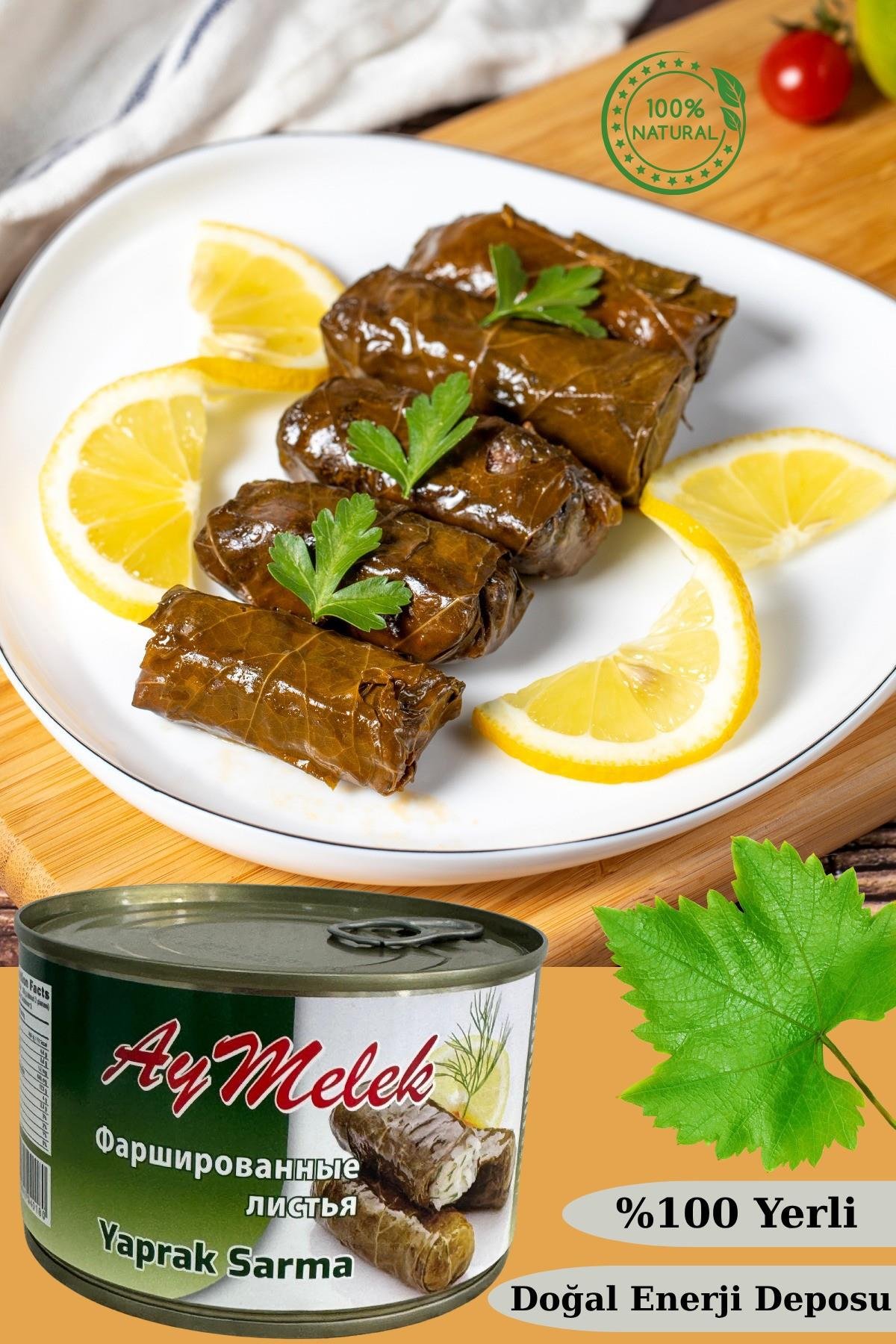 Yaprak Sarma (1 KUTU) Yerli Üretim 400 gr Doğal Besin Deposu Hazır Yemek