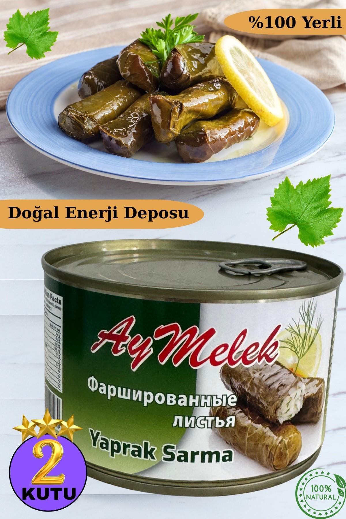 Yaprak Sarma (2 KUTU) Yerli Üretim 400 gr Doğal Besin Deposu Hazır Yemek