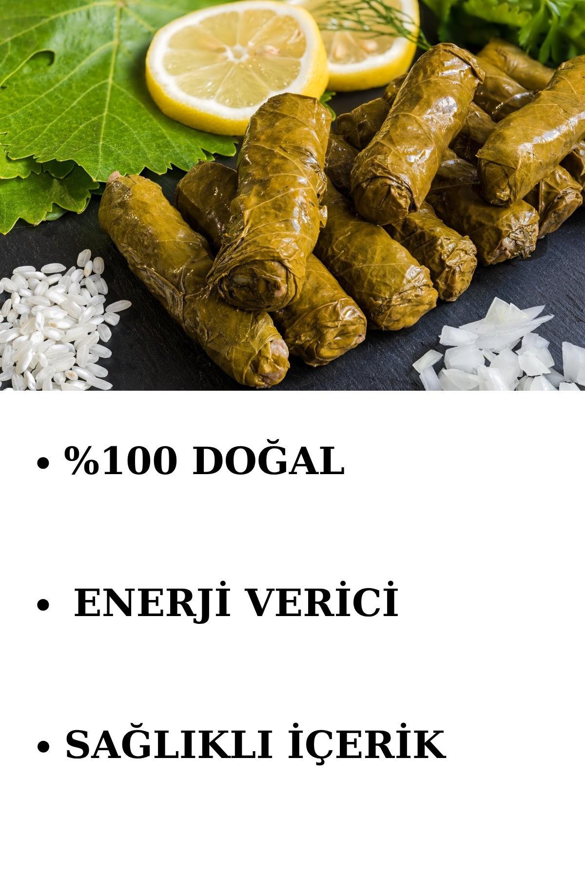 Yaprak Sarma (3 KUTU) Yerli Üretim 400 gr Doğal Besin Deposu Hazır Yemek