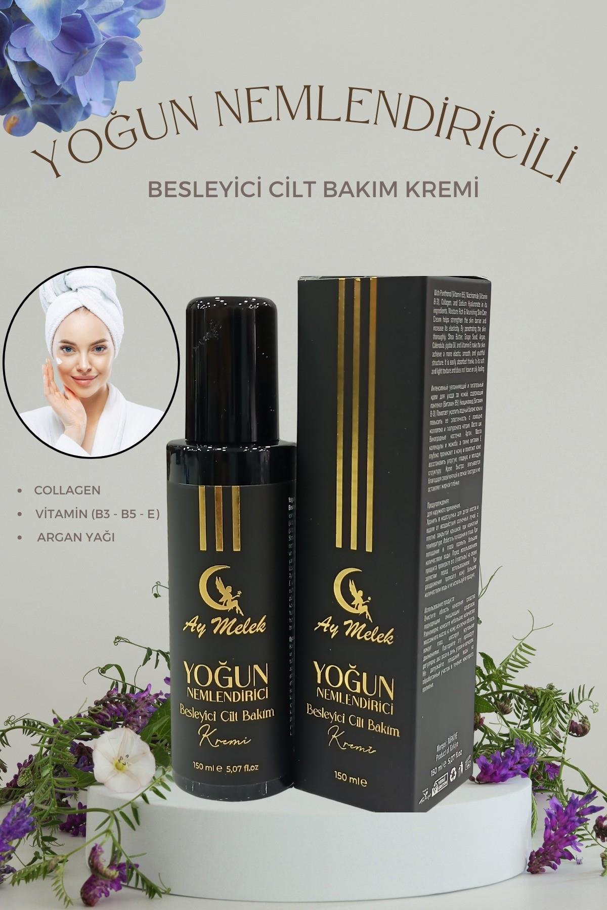 Yoğun Nemlendiricili Besleyici Cilt Bakım Kremi 150 ml Özel Bakım Seti