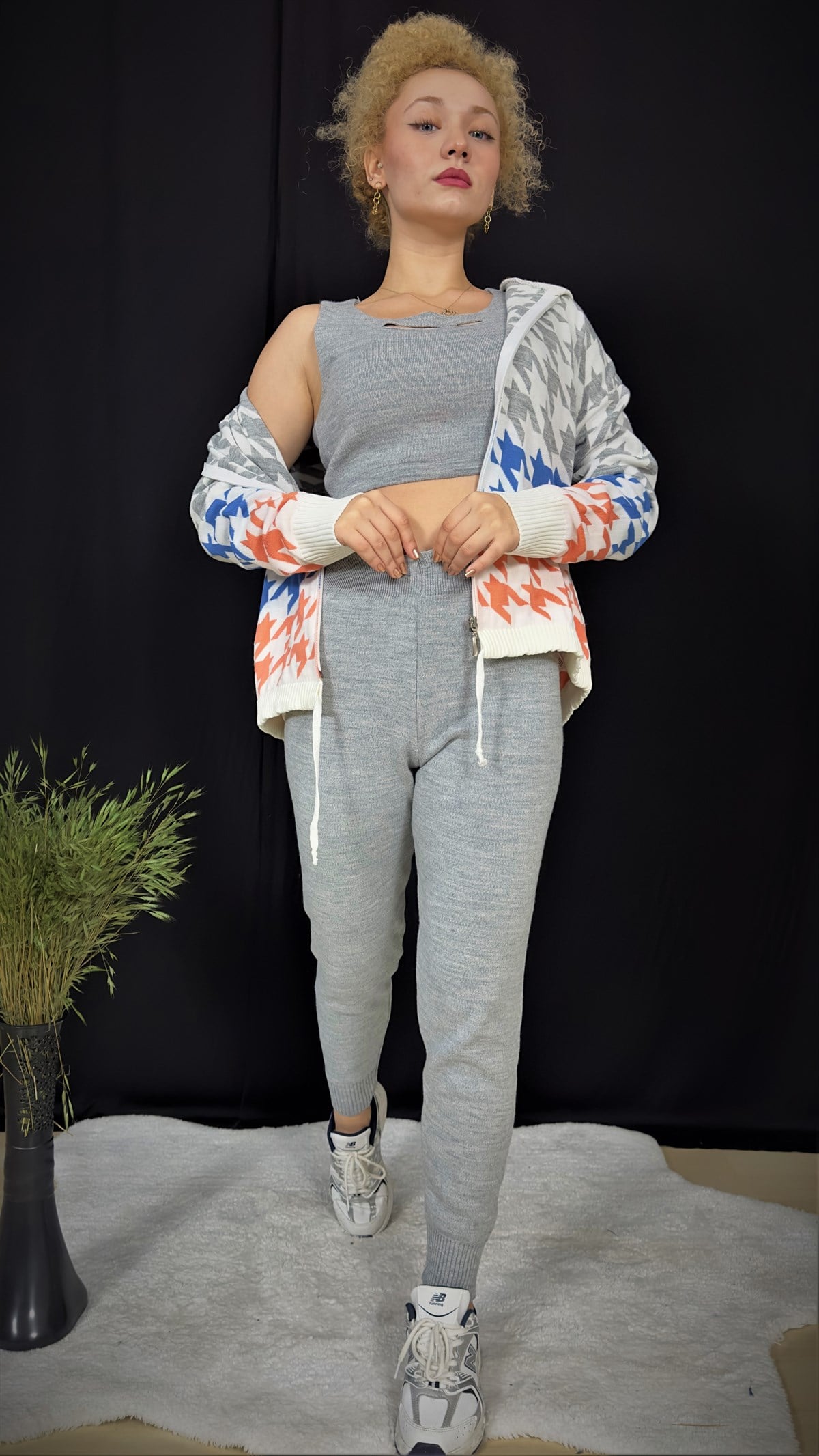 AKRİLİK ÜÇLÜ TRİKO TAKIM