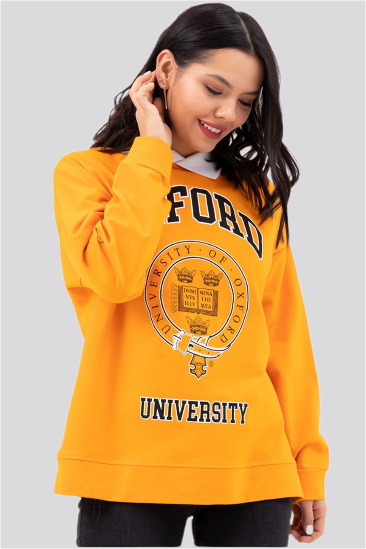 GÖMLEK YAKA OXFORD SWEAT