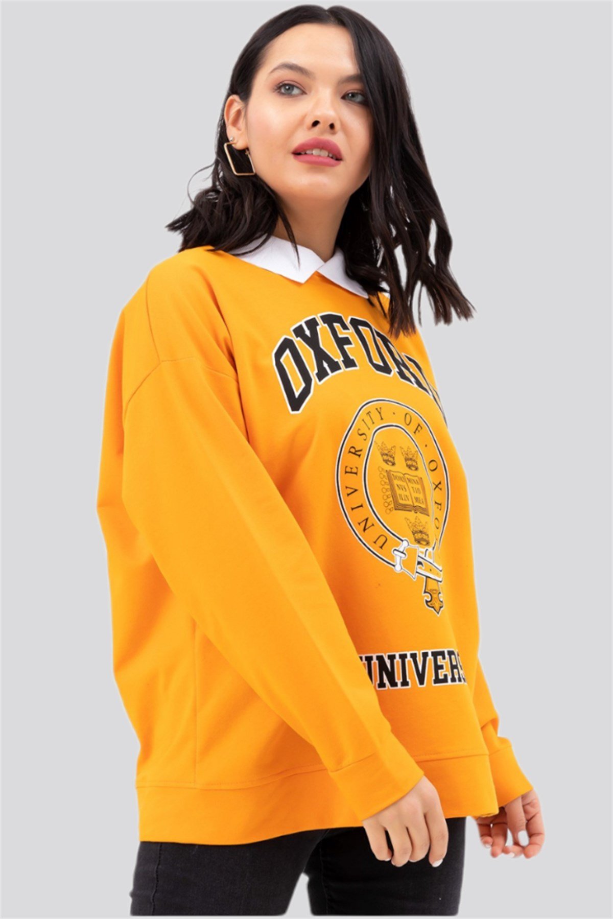 GÖMLEK YAKA OXFORD SWEAT
