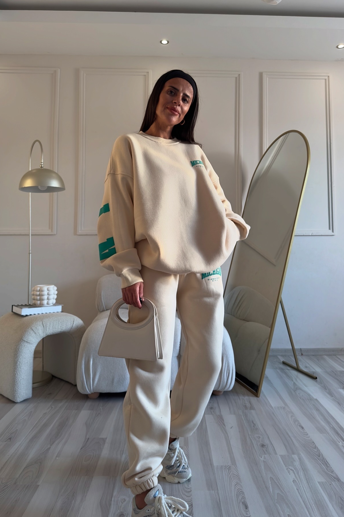 Chic Wstrn Bej Eşofman Takım