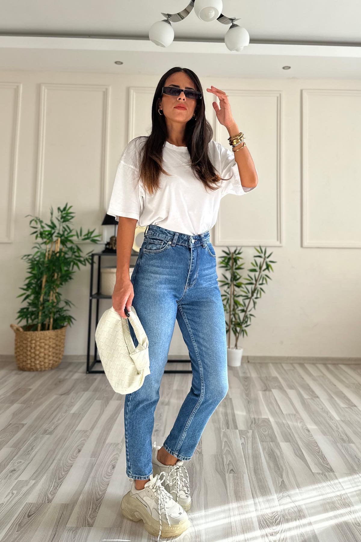 Dark Blue Mom Jean