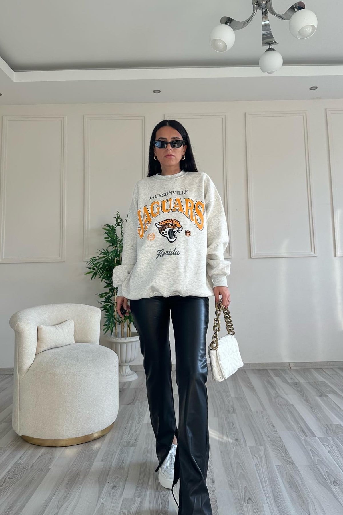 Jaguars Gri Sweatshirt