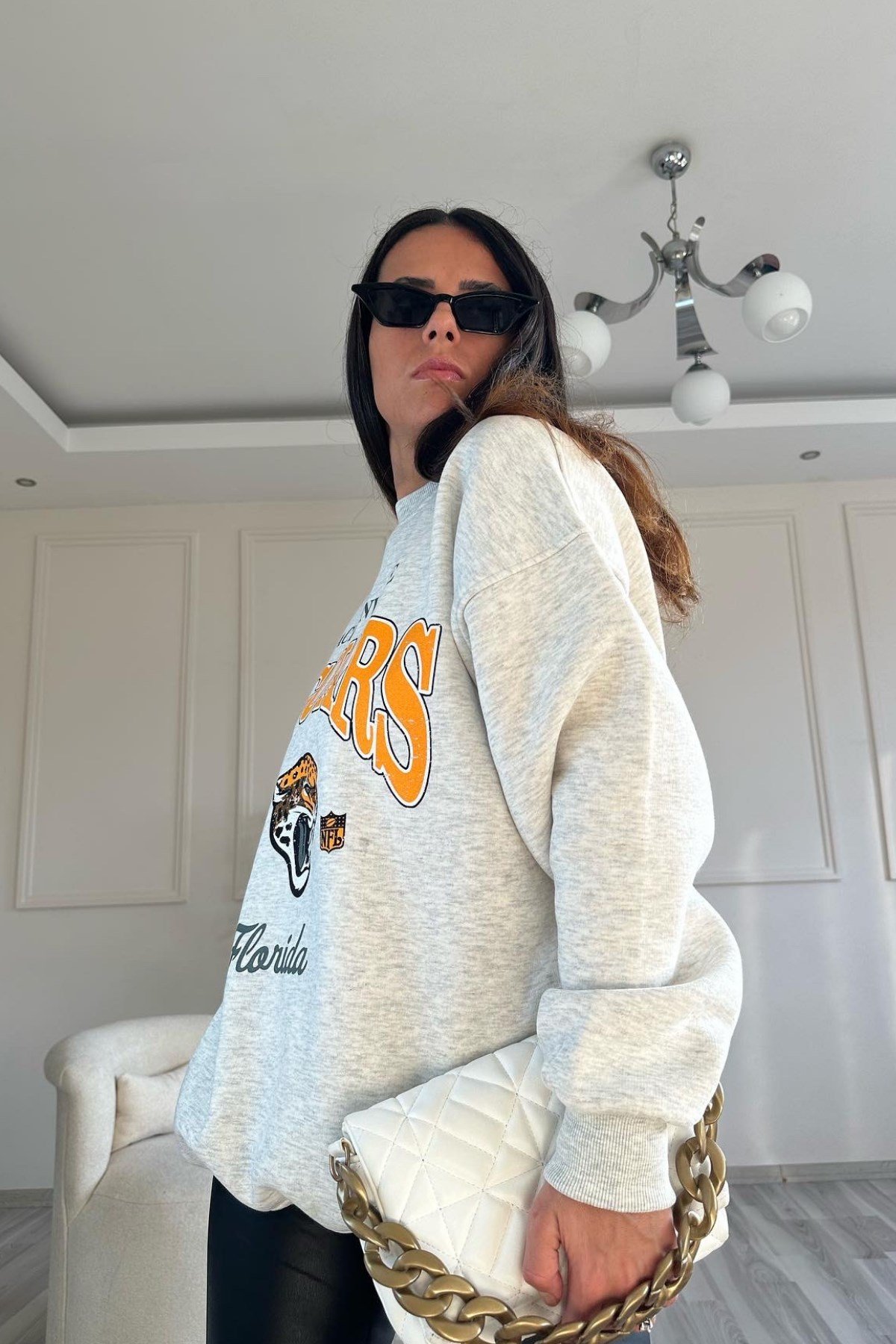 Jaguars Gri Sweatshirt