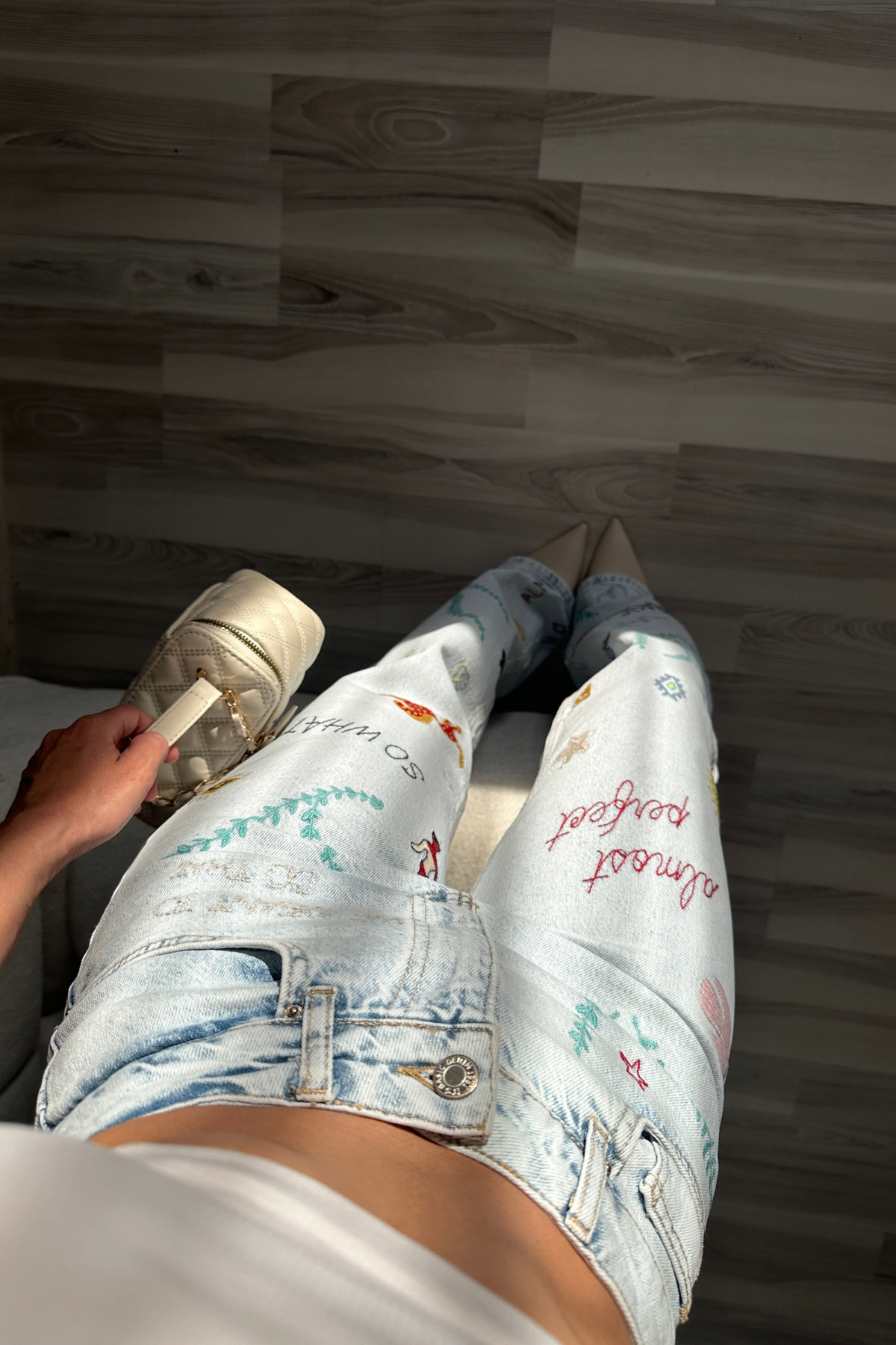 Nakışlı Tasarım Denim