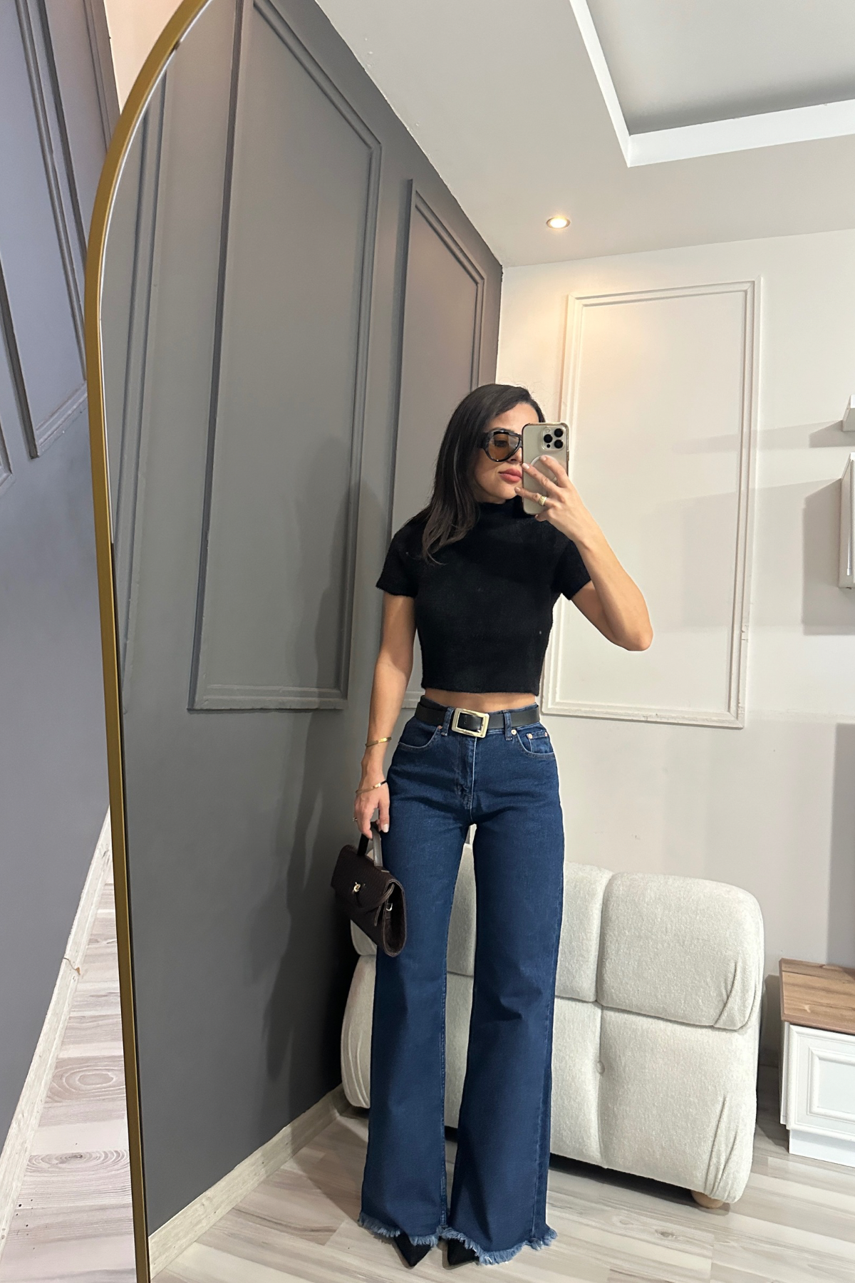 Paça Püsküllü Denim