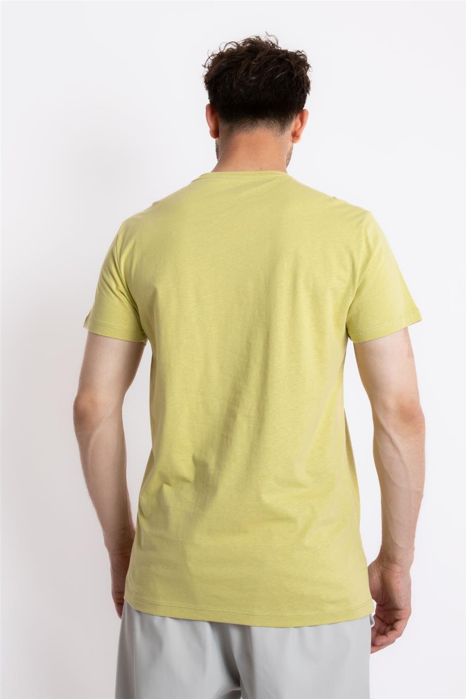 ADAM BOXESAdam Boxes Erkek/Unisex O-Yaka Cepli T-shirt Bolsillo - Açık Haki