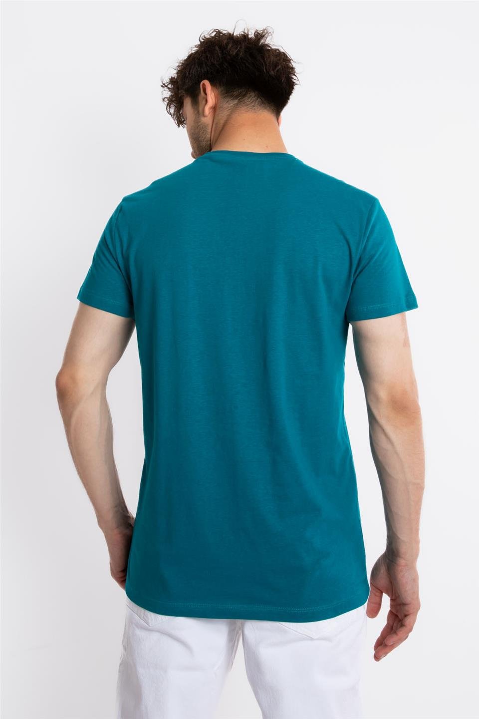 ADAM BOXESAdam Boxes Erkek/Unisex O-Yaka T-shirt Premiver - Göl Yeşili