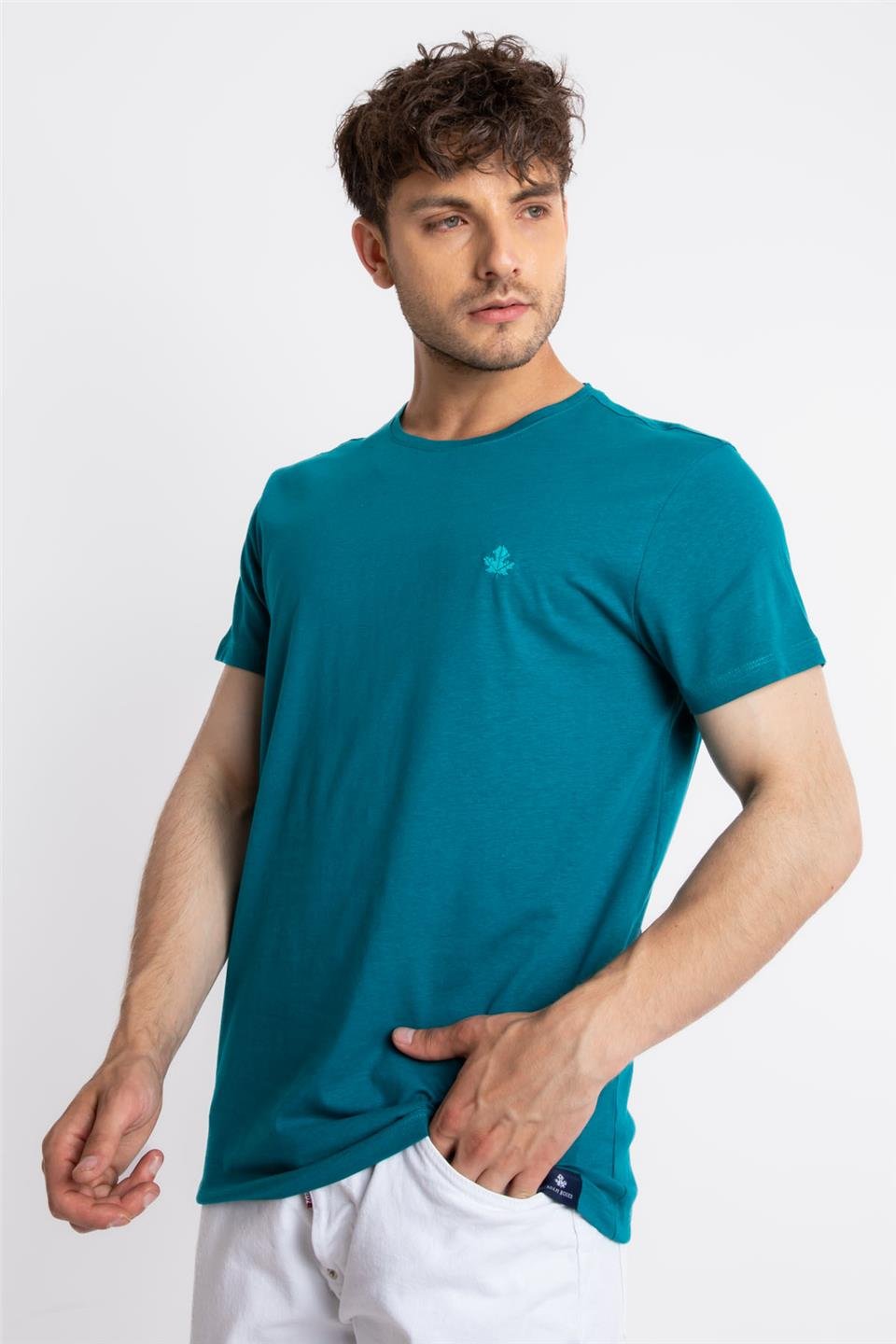 ADAM BOXESAdam Boxes Erkek/Unisex O-Yaka T-shirt Premiver - Göl Yeşili