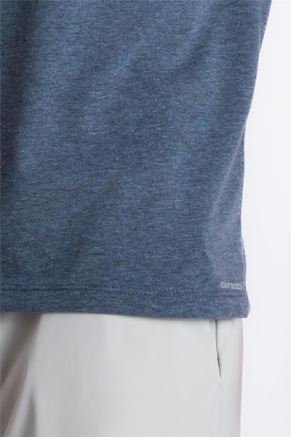 ADAM BOXESAdam Boxes Erkek/Unisex O-Yaka Cepli T-shirt Bolsillo - Lacivert Melanj