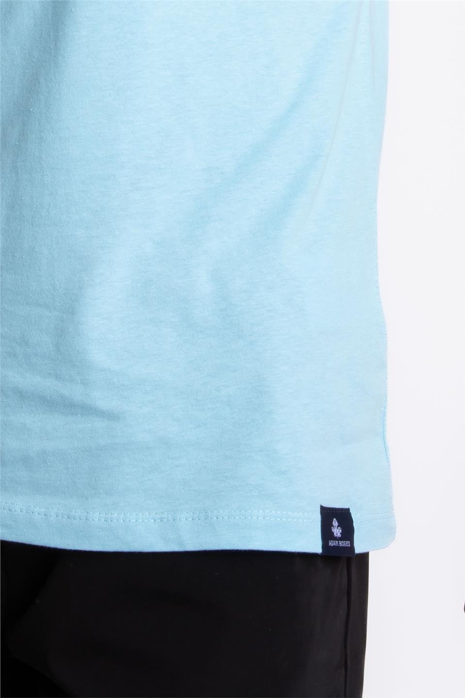 ADAM BOXESAdam Boxes Erkek/Unisex O-Yaka T-shirt Premiver - Açık Mavi