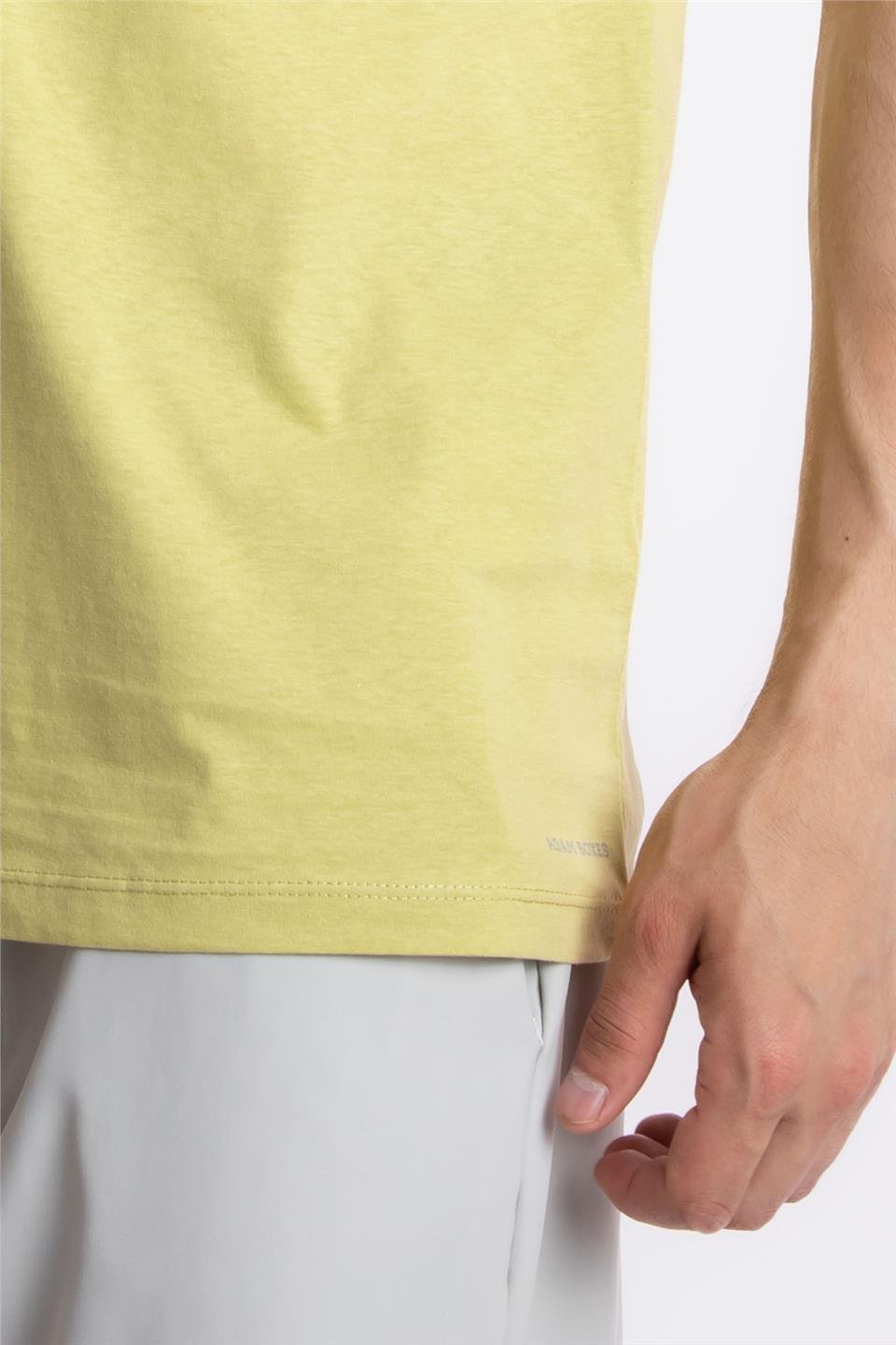 ADAM BOXESAdam Boxes Erkek/Unisex O-Yaka Cepli T-shirt Bolsillo - Açık Haki
