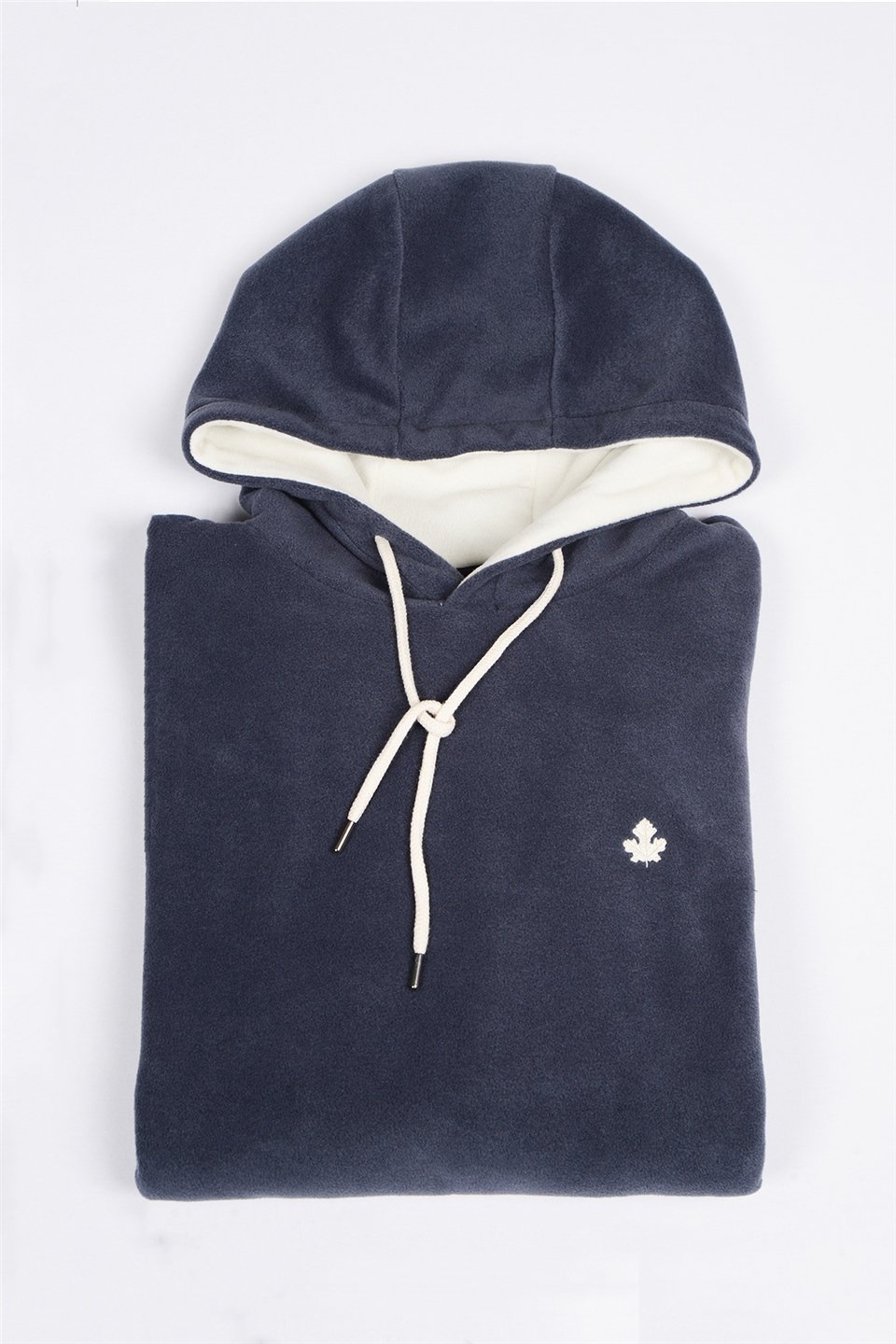ADAM BOXESOversize Kapüşonlu Polar Sweatshirt Myndo - Füme