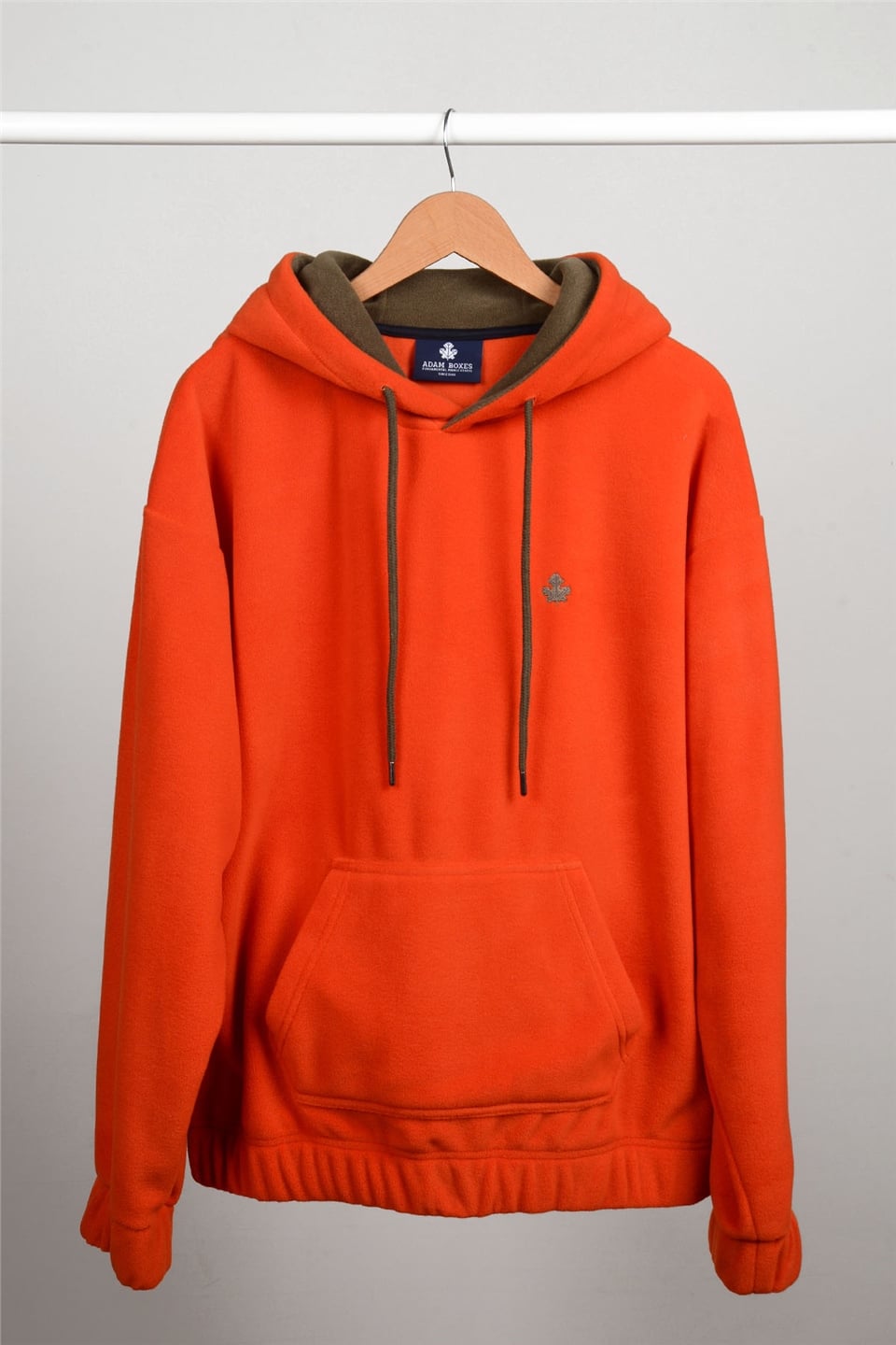 ADAM BOXESOversize Kapüşonlu Polar Sweatshirt Myndo - Turuncu