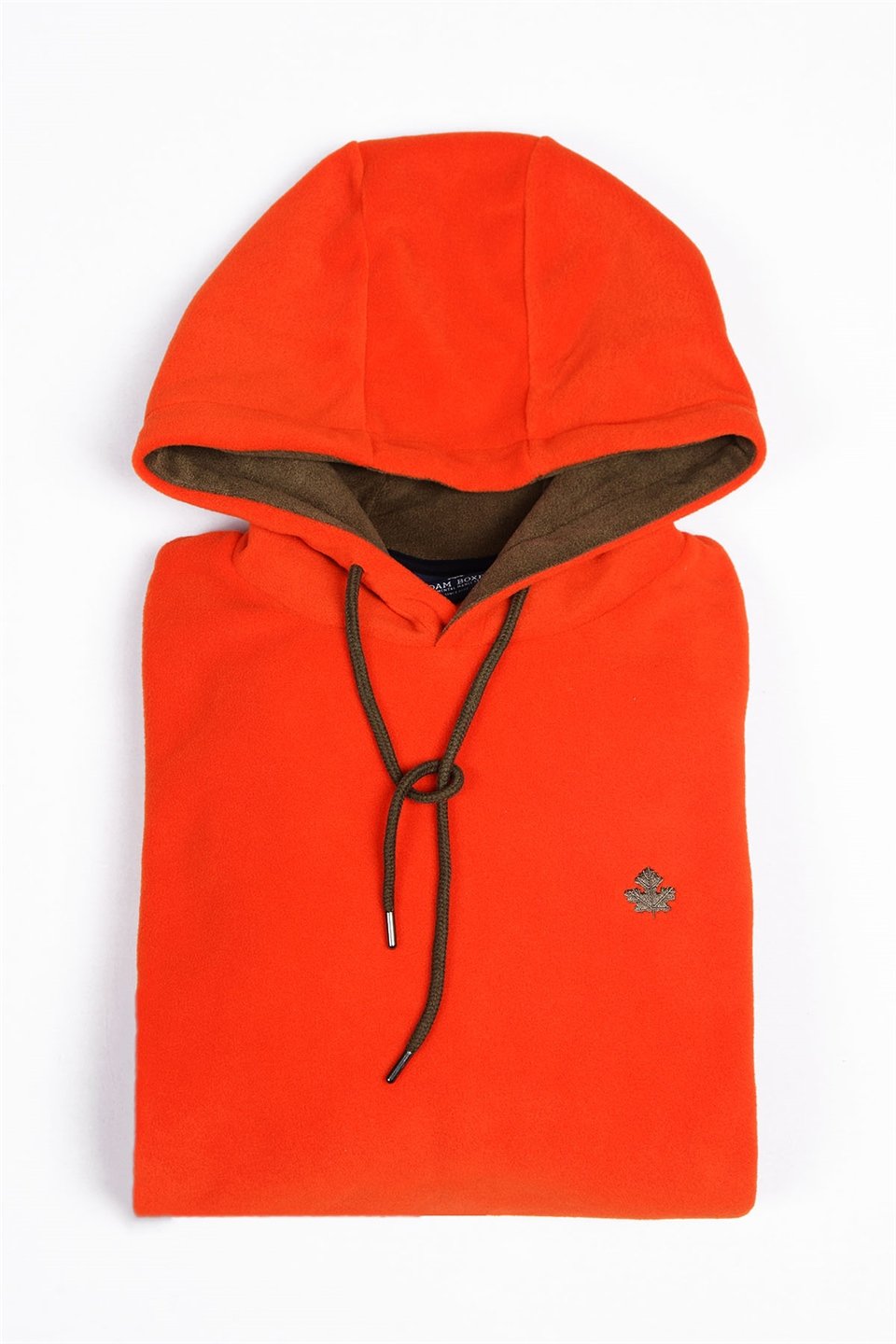 ADAM BOXESOversize Kapüşonlu Polar Sweatshirt Myndo - Turuncu