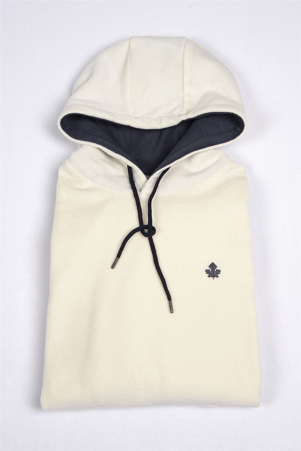 ADAM BOXESOversize Kapüşonlu Polar Sweatshirt Myndo - Ekru