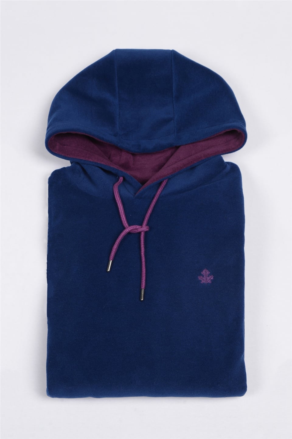 ADAM BOXESOversize Kapüşonlu Polar Sweatshirt Myndo - Lacivert