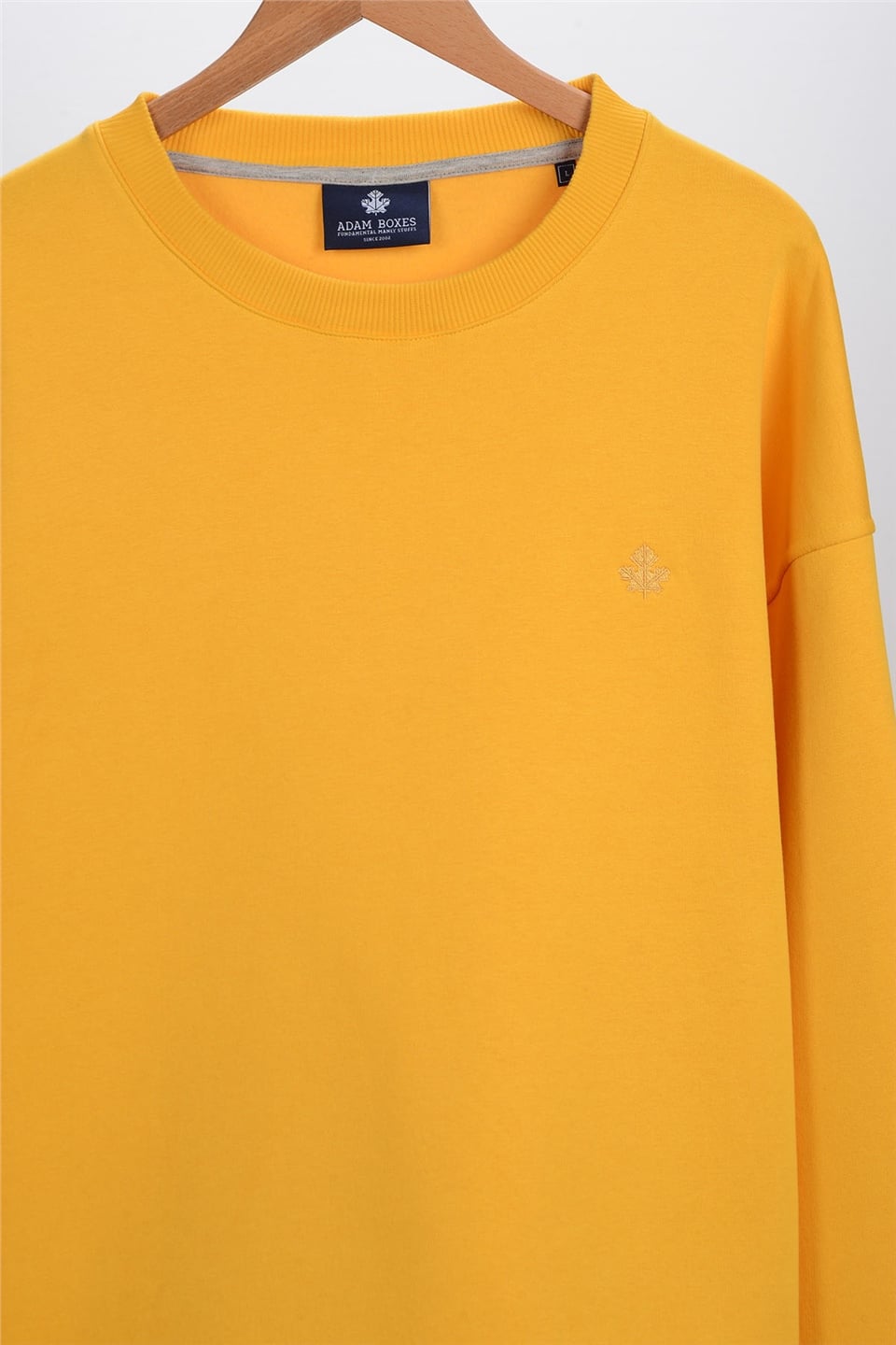 ADAM BOXESOversize O-Yaka Sweatshirt Alinda - Sarı