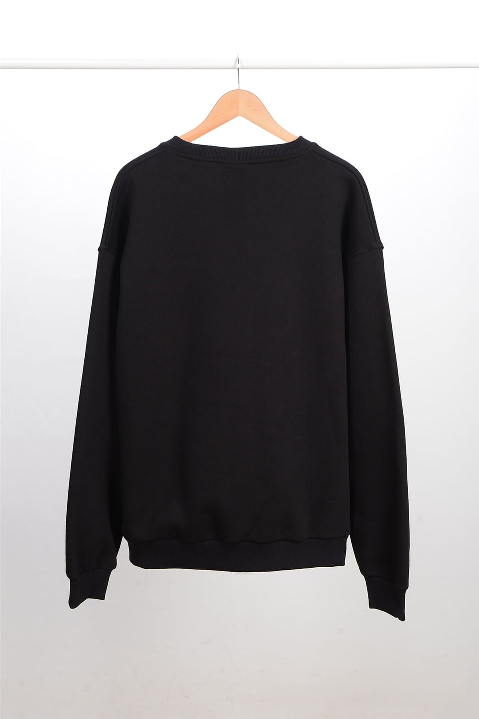 ADAM BOXESOversize O-Yaka Sweatshirt Alinda - Siyah